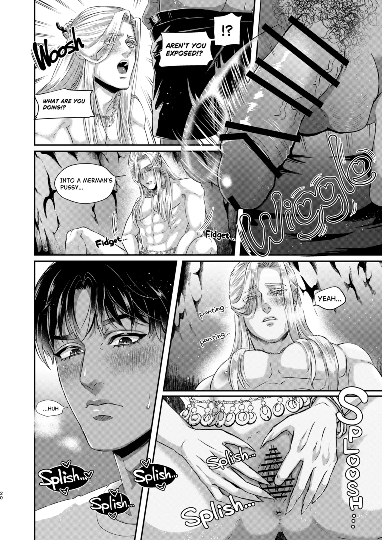 [GOE (BOTAN)] Beautiful merman is a cuntboy [English] Bildnummer 19