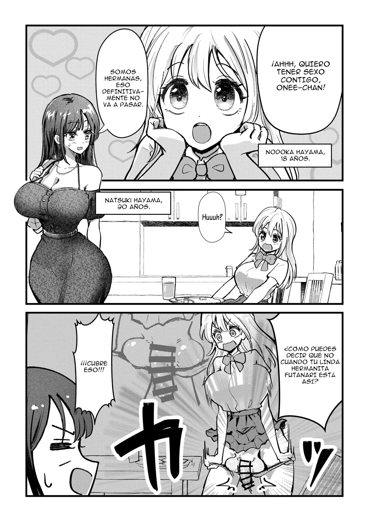 [Banibani (Bani)] Futanari Imouto ga Daisuki na Onee-chan o Suiminkan Suru Hanashi｜La Historia de una Hermanita Futanari que Viola a Su Hermana Mayor {Spanish} {EbisuTraslade - Winder} 图片编号 2