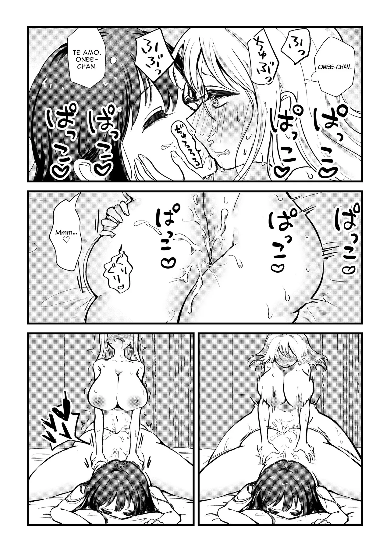 [Banibani (Bani)] Futanari Imouto ga Daisuki na Onee-chan o Suiminkan Suru Hanashi｜La Historia de una Hermanita Futanari que Viola a Su Hermana Mayor {Spanish} {EbisuTraslade - Winder} 图片编号 10