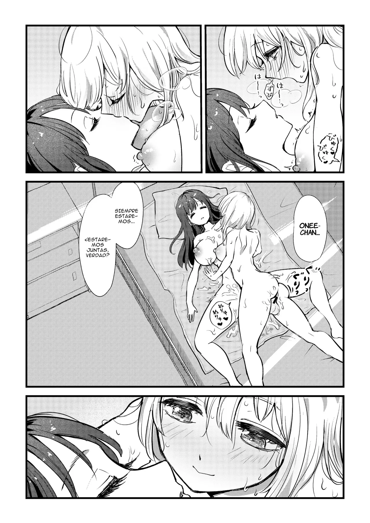 [Banibani (Bani)] Futanari Imouto ga Daisuki na Onee-chan o Suiminkan Suru Hanashi｜La Historia de una Hermanita Futanari que Viola a Su Hermana Mayor {Spanish} {EbisuTraslade - Winder} 图片编号 13