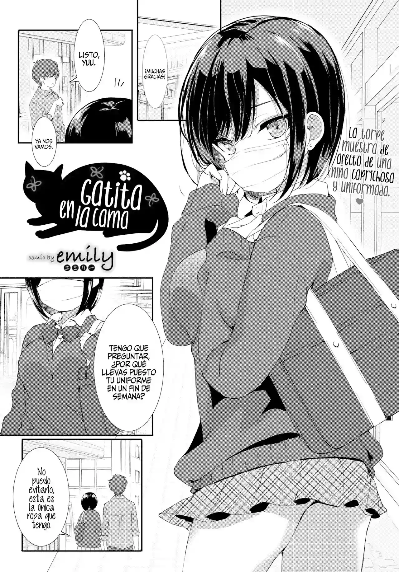 [emily] Bed no Koneko-chan | Gatita en la Cama (COMIC Bavel 2019-07) [Spanish] [NekoCreme] [Decensored]