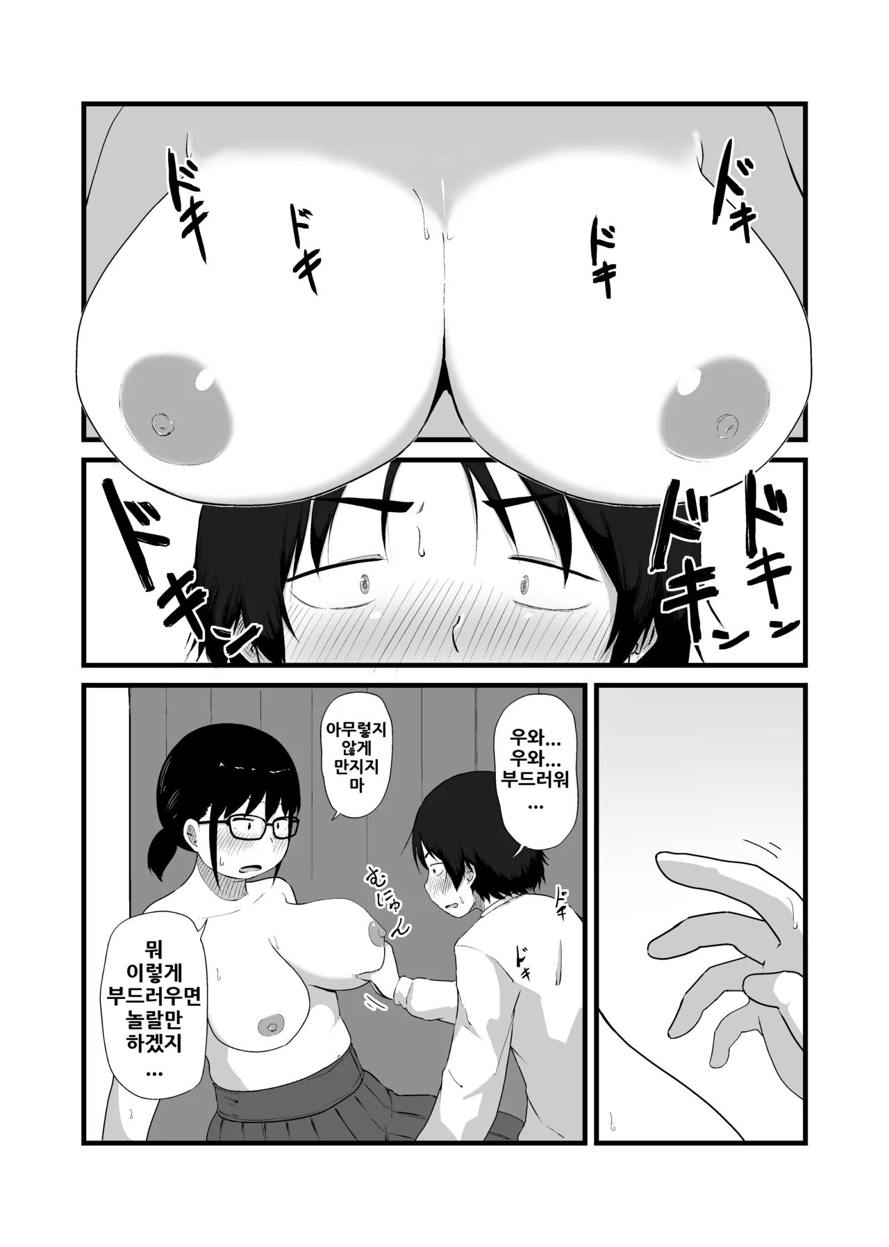 [Nounai Hokanko (Kirinama)] Tomodachi ga TS Shite Jimi-gao Kyonyuu ni Natta [Korean] image number 8