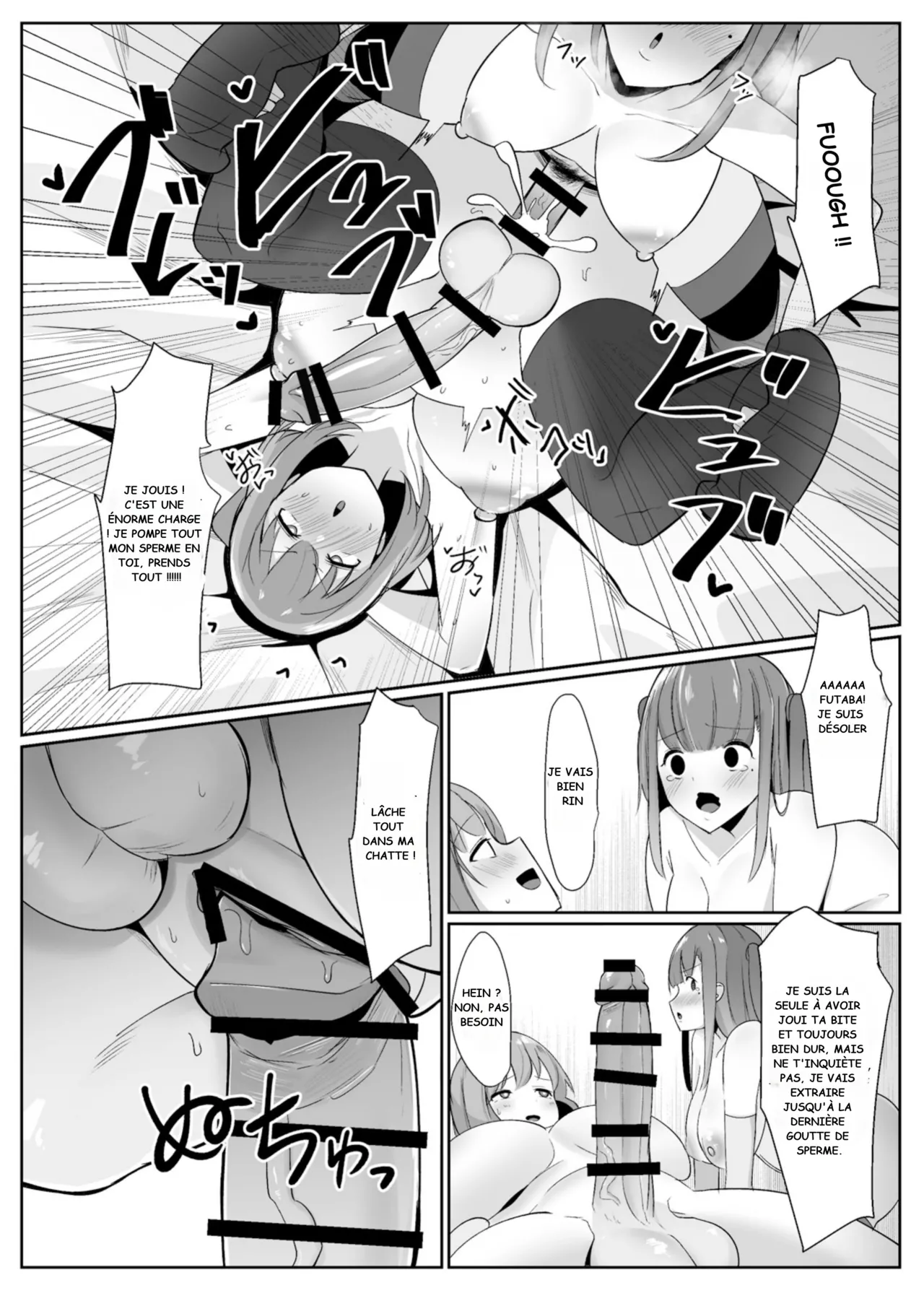 [Kosuko Teikoku (sella)] Aruhi Totsuzen Futanari wa Bokki shitara shasei suru no ga Atarimae no Sekai ni nattara [FRENCH] [Kubozuka] [Digital] numero di immagine  21