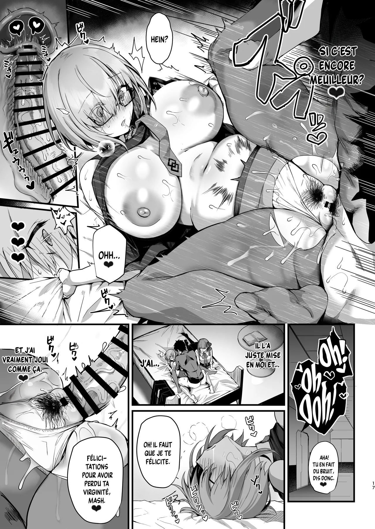 (C102) [Flock Blue (Blue_Gk)] Senpai Konomi no Kouhai ni Naremasu ka? | Je peux devenir le genre de cadette que senpai aime? (Fate/Grand Order) [French] [pape246] image number 17