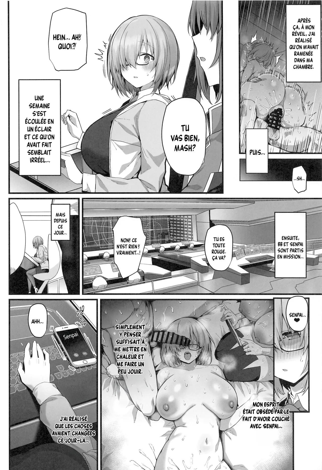 (C102) [Flock Blue (Blue_Gk)] Senpai Konomi no Kouhai ni Naremasu ka? | Je peux devenir le genre de cadette que senpai aime? (Fate/Grand Order) [French] [pape246] image number 36