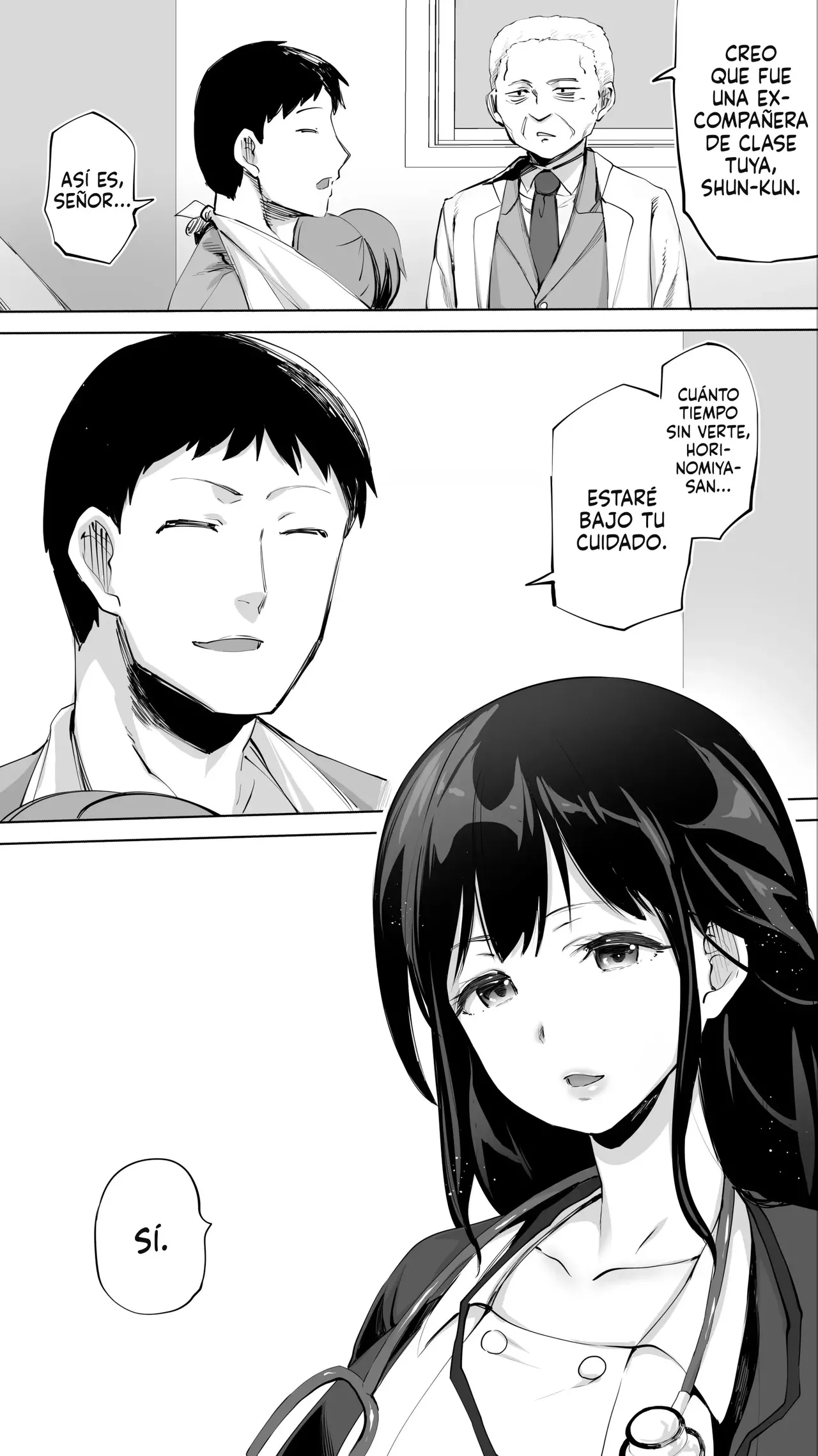 [STUDIO HUAN (Raidon)] Jimoto no Hame Tomo. "Doukyuusei no Kangoshi K"｜La Amiga Sexual De Mi Ciudad Natal. "El Caso de mi Excompanera de Clase, la Enfermera K" [Spanish] [WOLFGANGSCAN] 图片编号 8