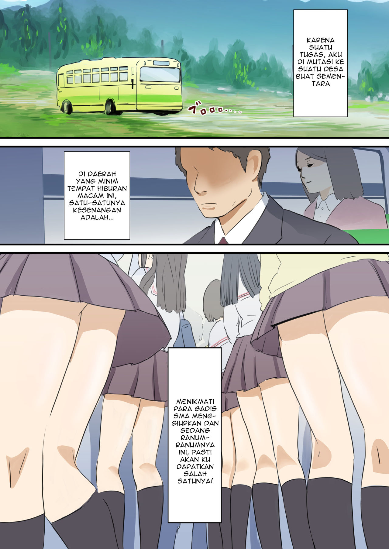 [SADISTIC GREEN] Memerawani gadis SMA di Bus ketika mutasi ke desa [Indonesian] [Gagak_Ireng] [Rewrite] image number 3