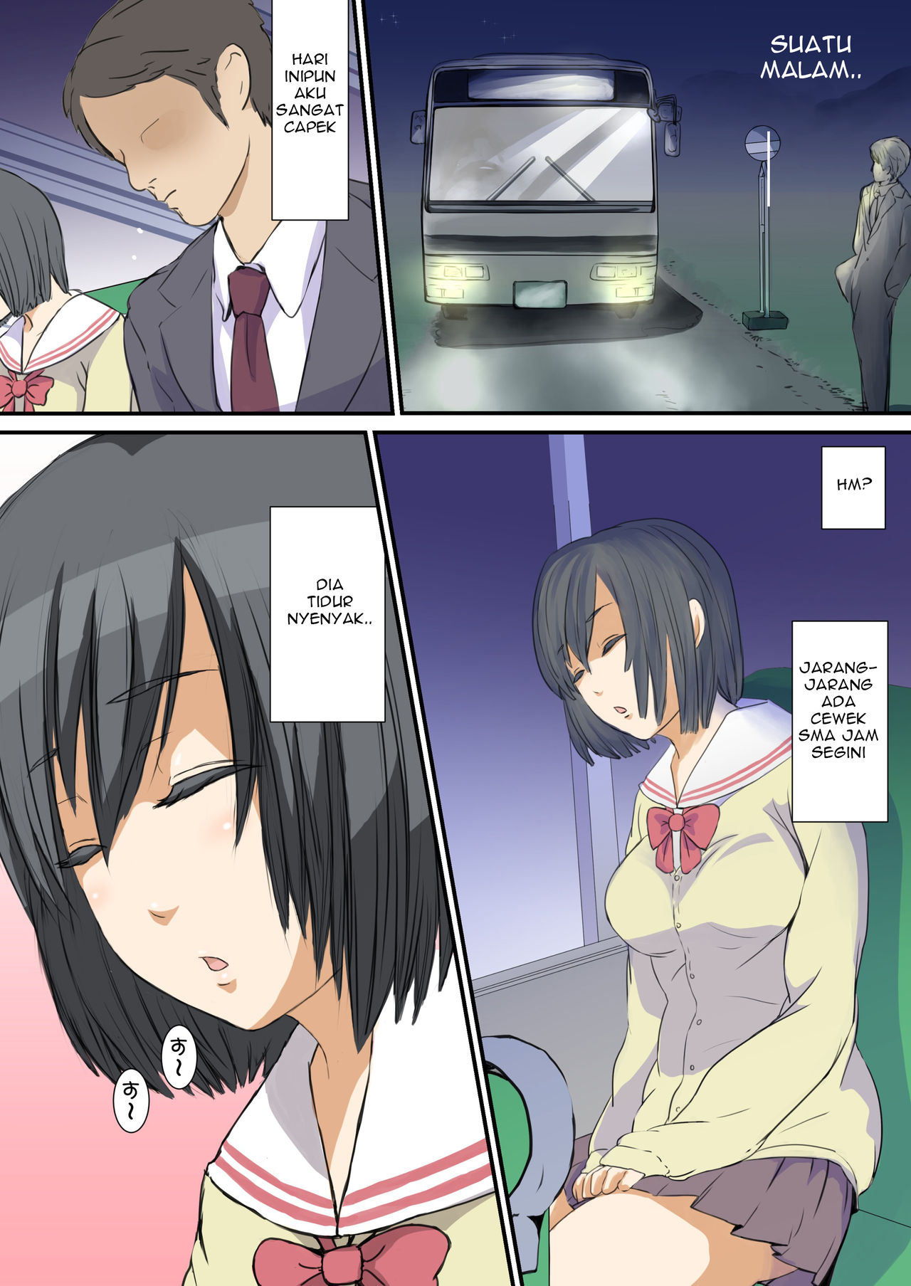 [SADISTIC GREEN] Memerawani gadis SMA di Bus ketika mutasi ke desa [Indonesian] [Gagak_Ireng] [Rewrite] image number 4