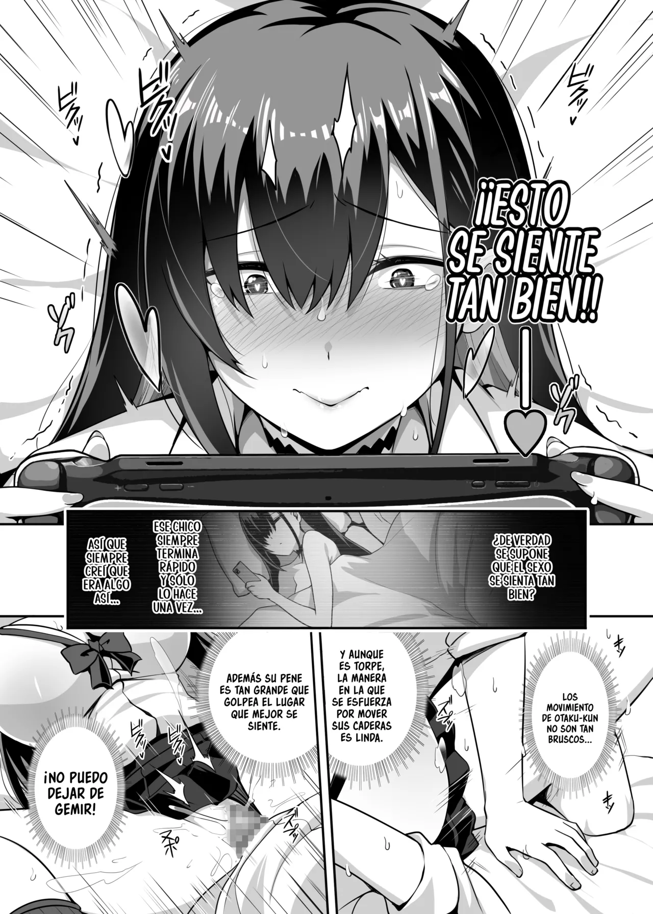 [Anmonkan (DarkMaya)] Class No Gal Ga Uchi Ni Kite, Issho Ni Hunting Action Yattemita Ken | El Día que la Gyaru de mi Clase, Vino a mí Casa a Jugar un Juego de Cacería [Spanish][A Crazy Pervert][Digital] image number 17