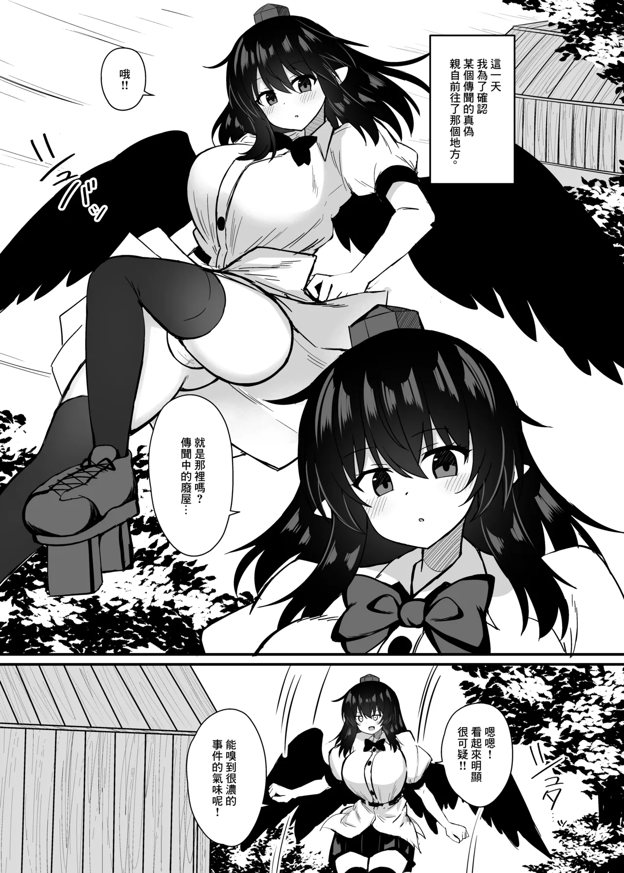 [tomikadou (tksand)] Karasu Tengu Saimin ni Ochiru. (Touhou Project) [Chinese] [Digital] 2eme image