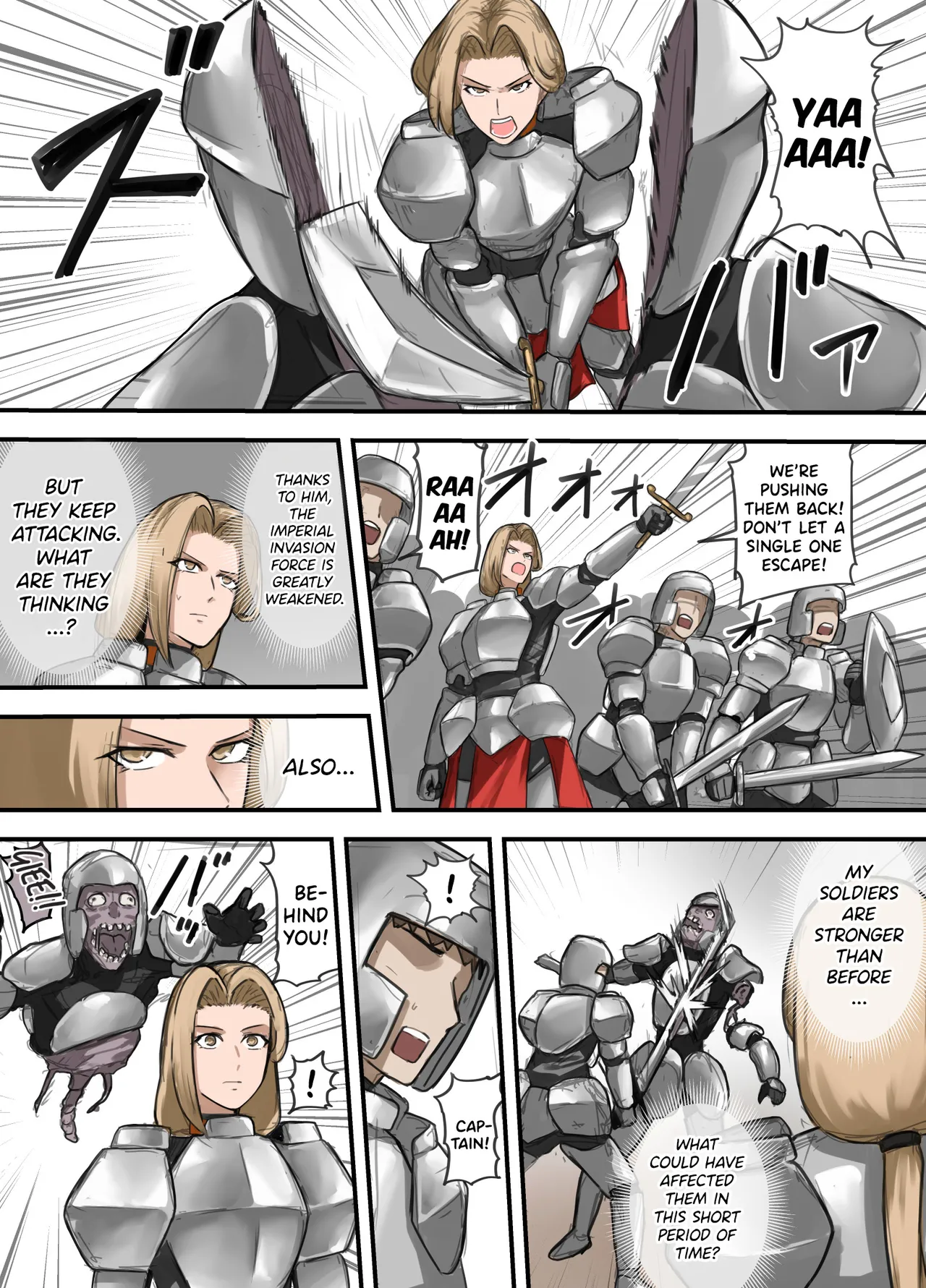 [Sukeira (sukebe rakugaki)] Yuusha no Isshuukan Kishi Danchou Hen | One Week With a Hero The Knight Captain Edition [English] [Poranya] Bildnummer 23