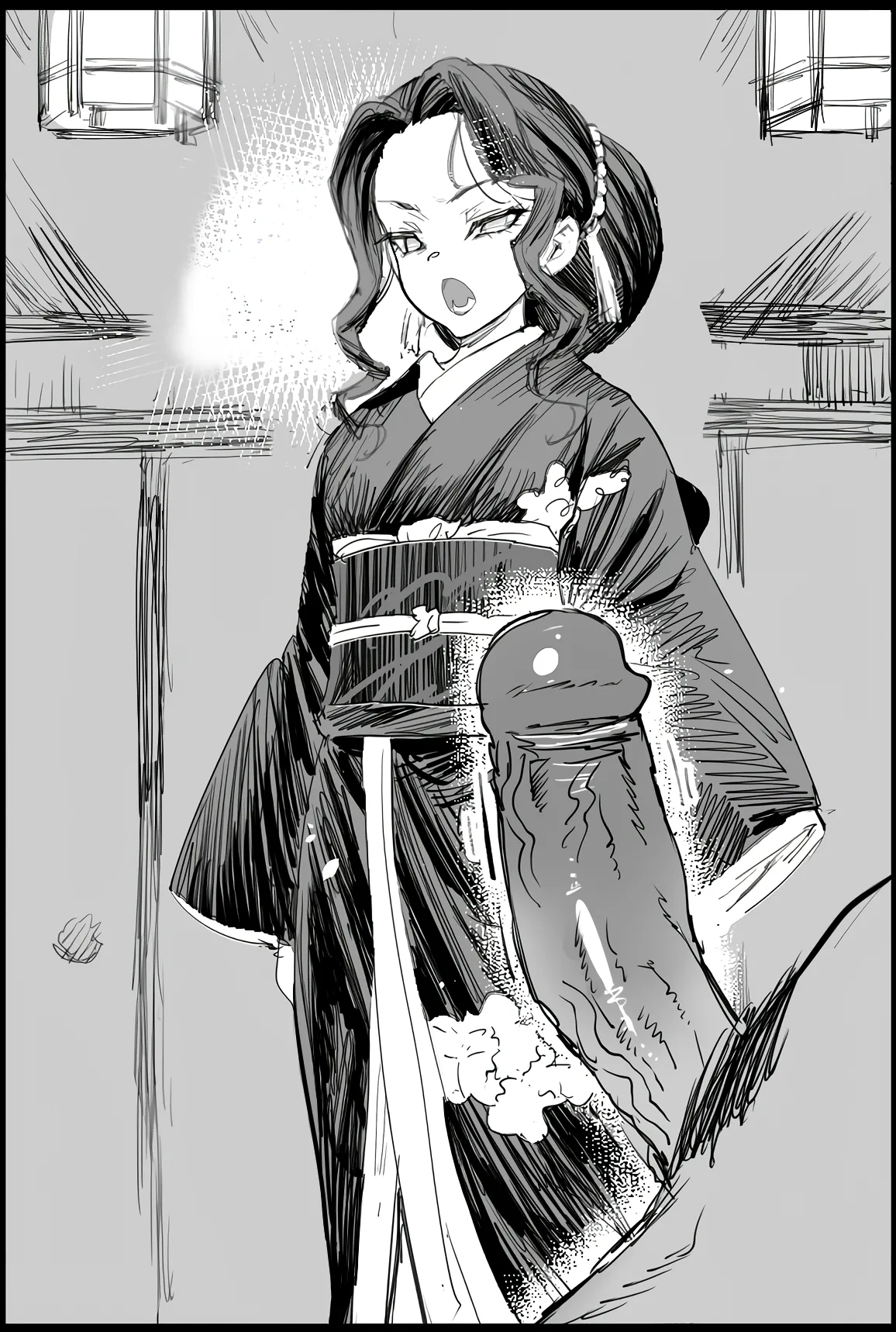 [Ma-kurou] Onna Muzan-sama ni Shaburaretai (Kimetsu no Yaiba) [TEXTLESS] Bildnummer 3
