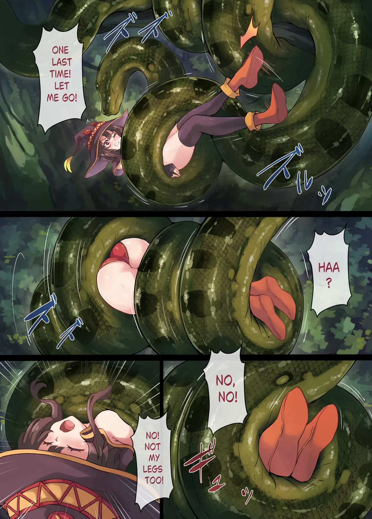 [Mist Night (Co_Ma)] Kono Subarashii Wrestle Quest! [English] Bildnummer 28