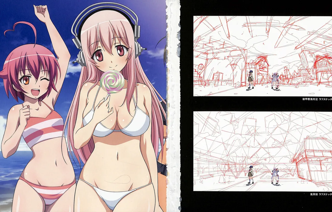 Nitro+ Blasterz Heroines Infinite Duel Character Model Sheets 2eme image