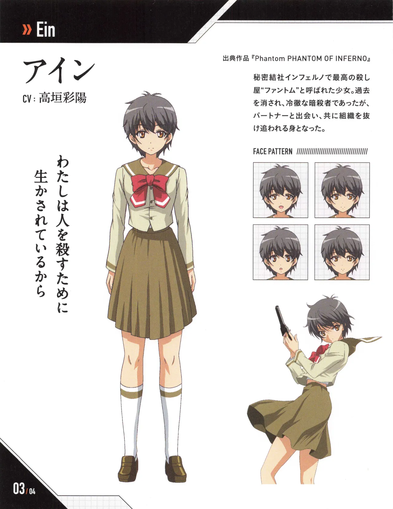 Nitro+ Blasterz Heroines Infinite Duel Character Model Sheets 4eme image