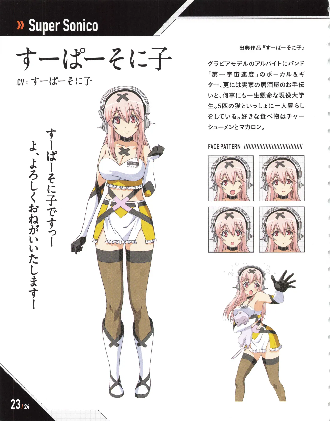Nitro+ Blasterz Heroines Infinite Duel Character Model Sheets 24eme image