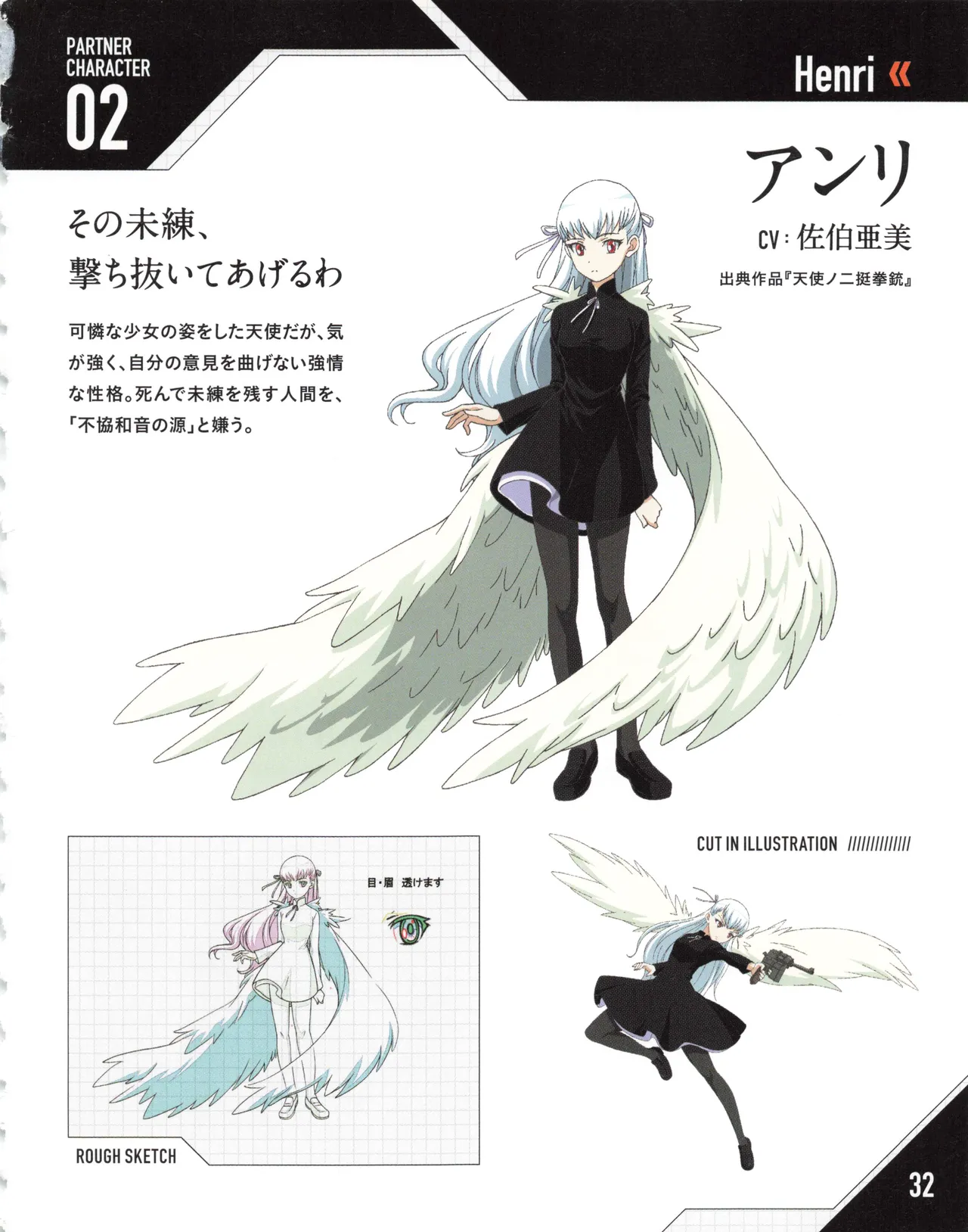 Nitro+ Blasterz Heroines Infinite Duel Character Model Sheets 33eme image