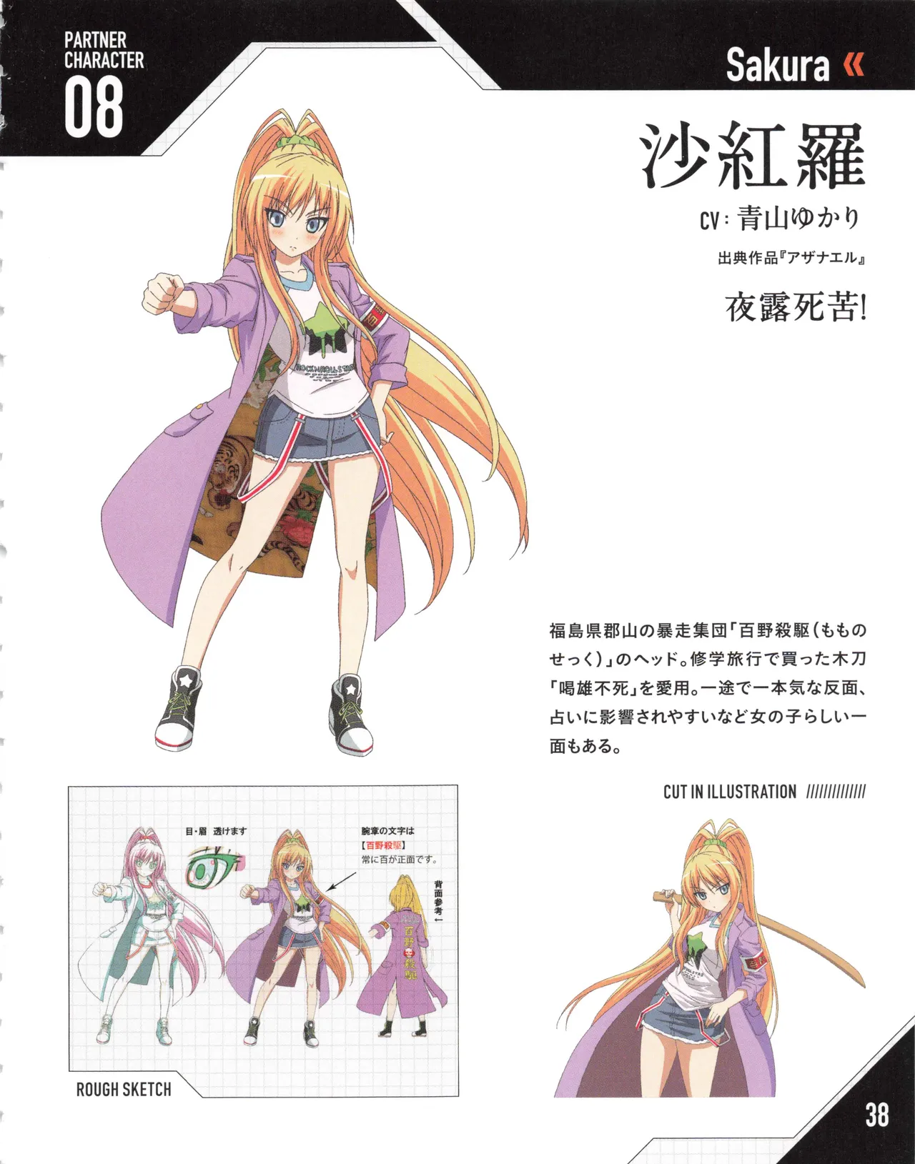 Nitro+ Blasterz Heroines Infinite Duel Character Model Sheets 39eme image