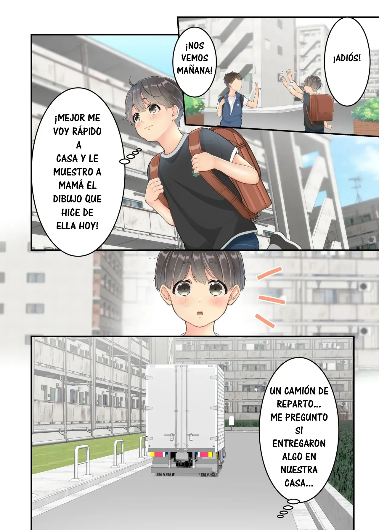 [Yuriko Club] Boku no Mama to Takuhai no Onii-san ga. | Mi Mamá y el Repartidor. [Spanish] [RYU.SHINS] 图片编号 7