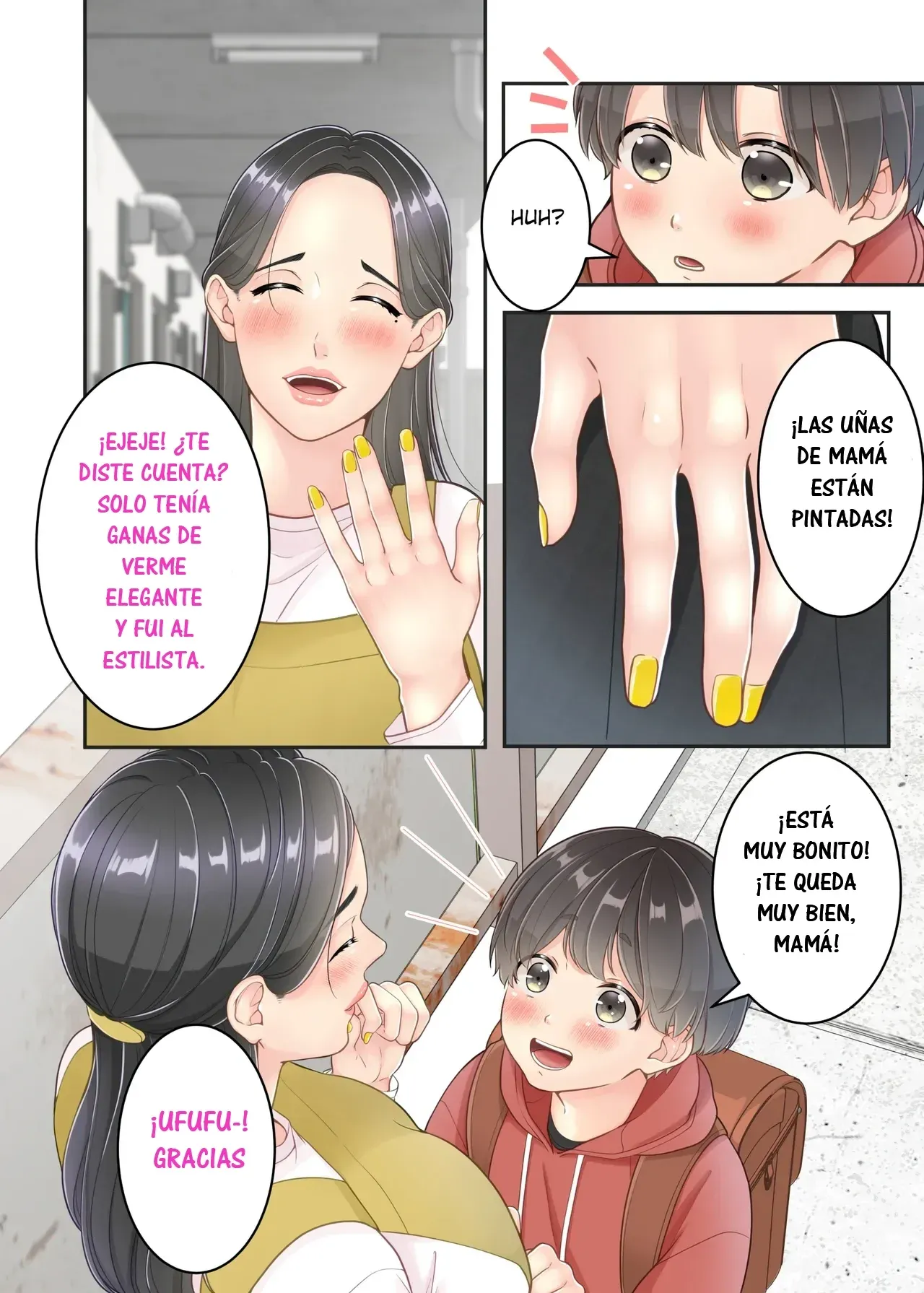 [Yuriko Club] Boku no Mama to Takuhai no Onii-san ga. | Mi Mamá y el Repartidor. [Spanish] [RYU.SHINS] 图片编号 13