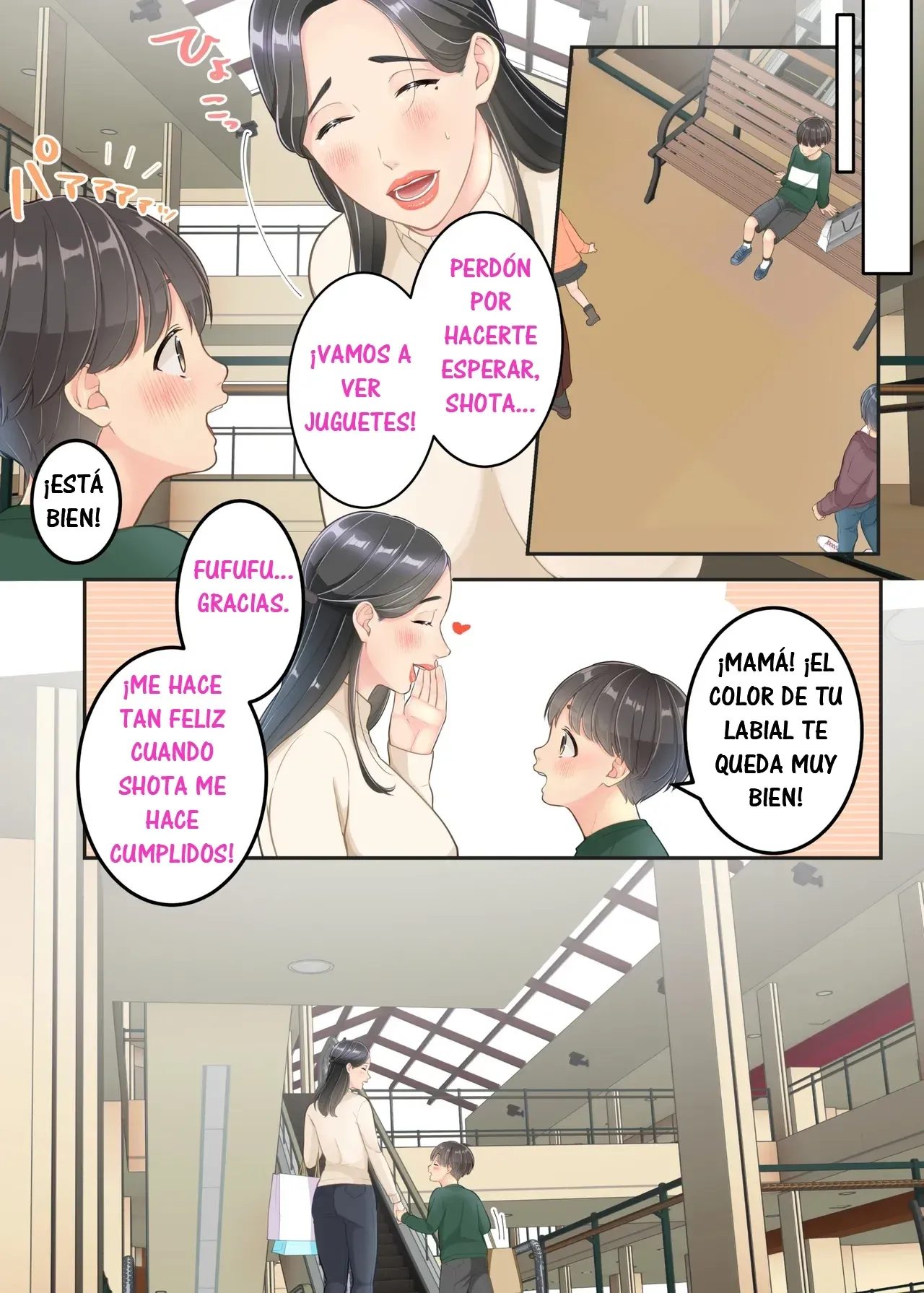 [Yuriko Club] Boku no Mama to Takuhai no Onii-san ga. | Mi Mamá y el Repartidor. [Spanish] [RYU.SHINS] 图片编号 21