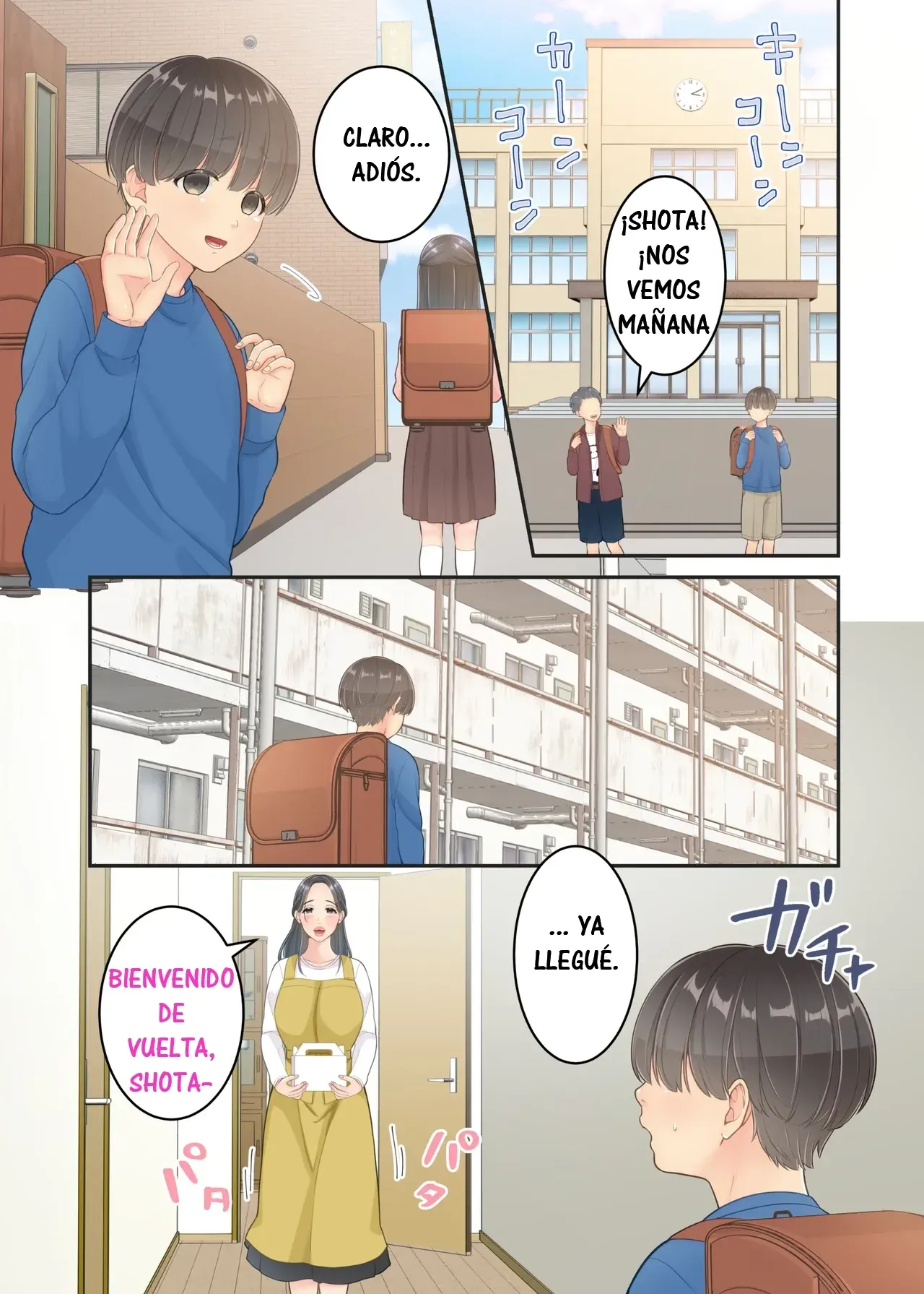 [Yuriko Club] Boku no Mama to Takuhai no Onii-san ga. | Mi Mamá y el Repartidor. [Spanish] [RYU.SHINS] 图片编号 60