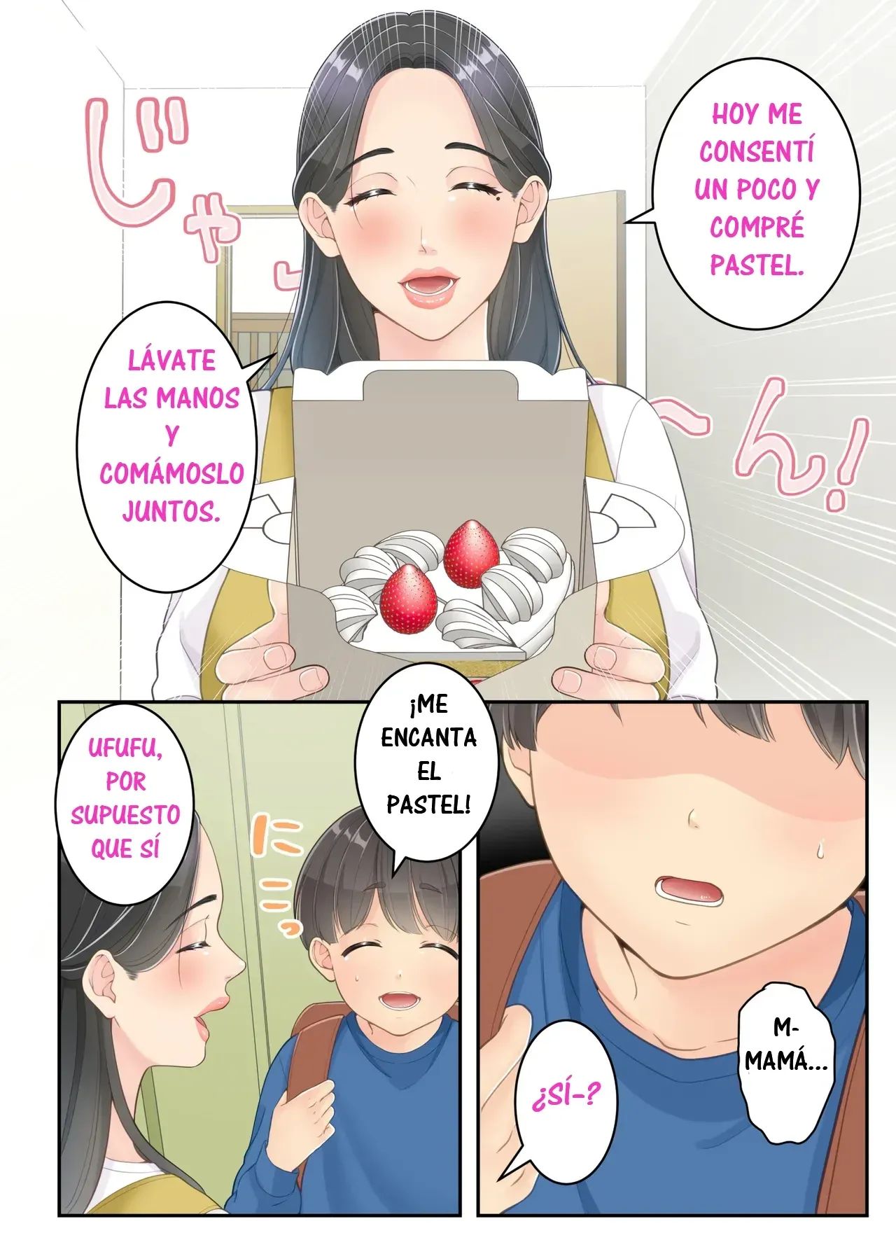 [Yuriko Club] Boku no Mama to Takuhai no Onii-san ga. | Mi Mamá y el Repartidor. [Spanish] [RYU.SHINS] 图片编号 61