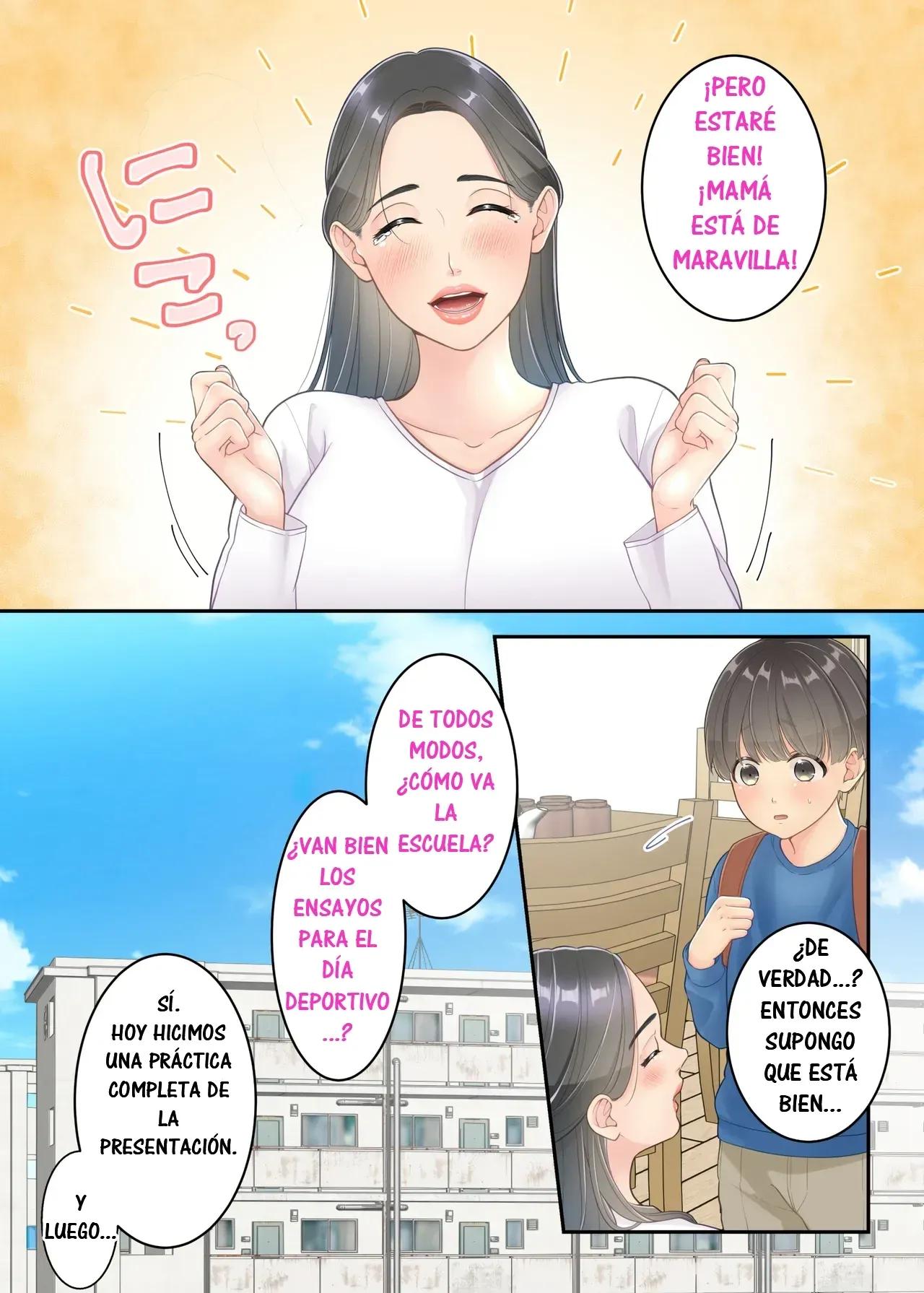 [Yuriko Club] Boku no Mama to Takuhai no Onii-san ga. | Mi Mamá y el Repartidor. [Spanish] [RYU.SHINS] 图片编号 65