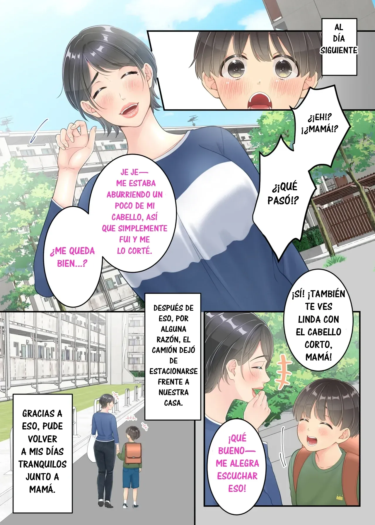 [Yuriko Club] Boku no Mama to Takuhai no Onii-san ga. | Mi Mamá y el Repartidor. [Spanish] [RYU.SHINS] 图片编号 66