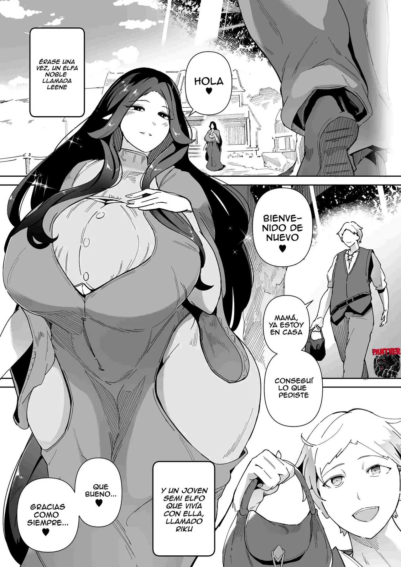 [Miyashiro yousuke ] Elf no Youbo ~Aisuru Mama to Ecchi na Shikitari | Madre Elfa Adpotiva [Spanish] [Panther Scan] 이미지 번호 3