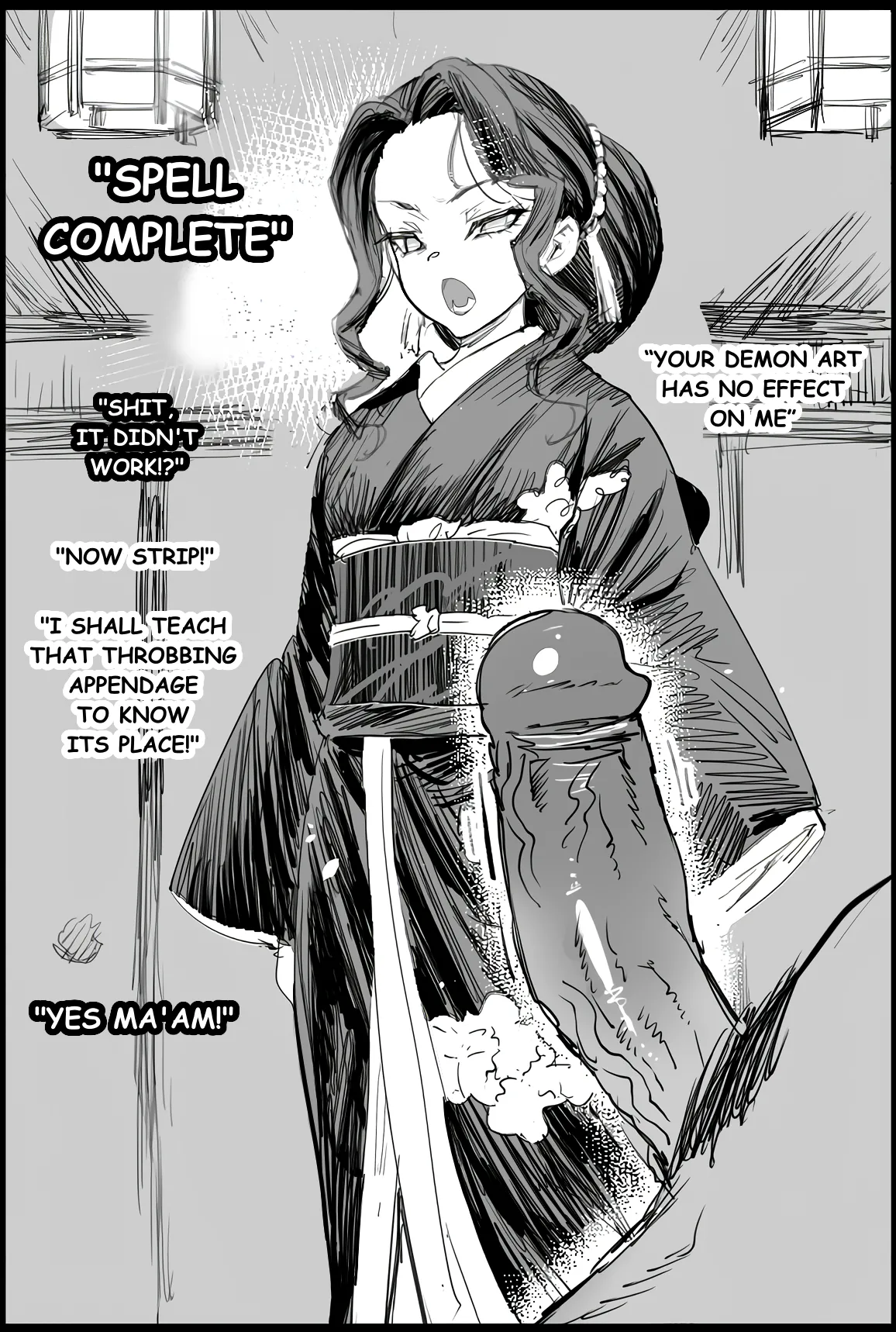 [Eromazun (Ma-kurou)] RAPE OF DEMON SLAYER 4 | Making a Mess of Lady Muzan-sama (Kimetsu no Yaiba) [English][REDRAWN] numero di immagine  57