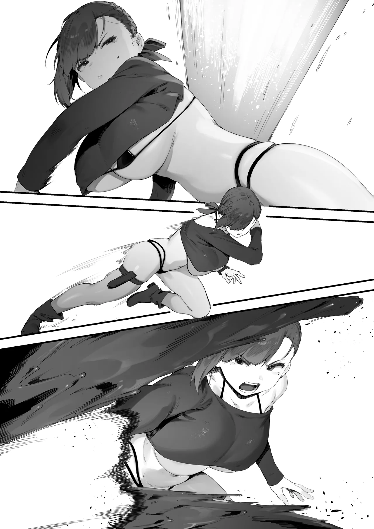 [Nigiri Usagi] Hen na Soubi no Sei de O◯nko Kowareteshimatta de wa Nai ka! 1-5 [Textless] imagen número 44