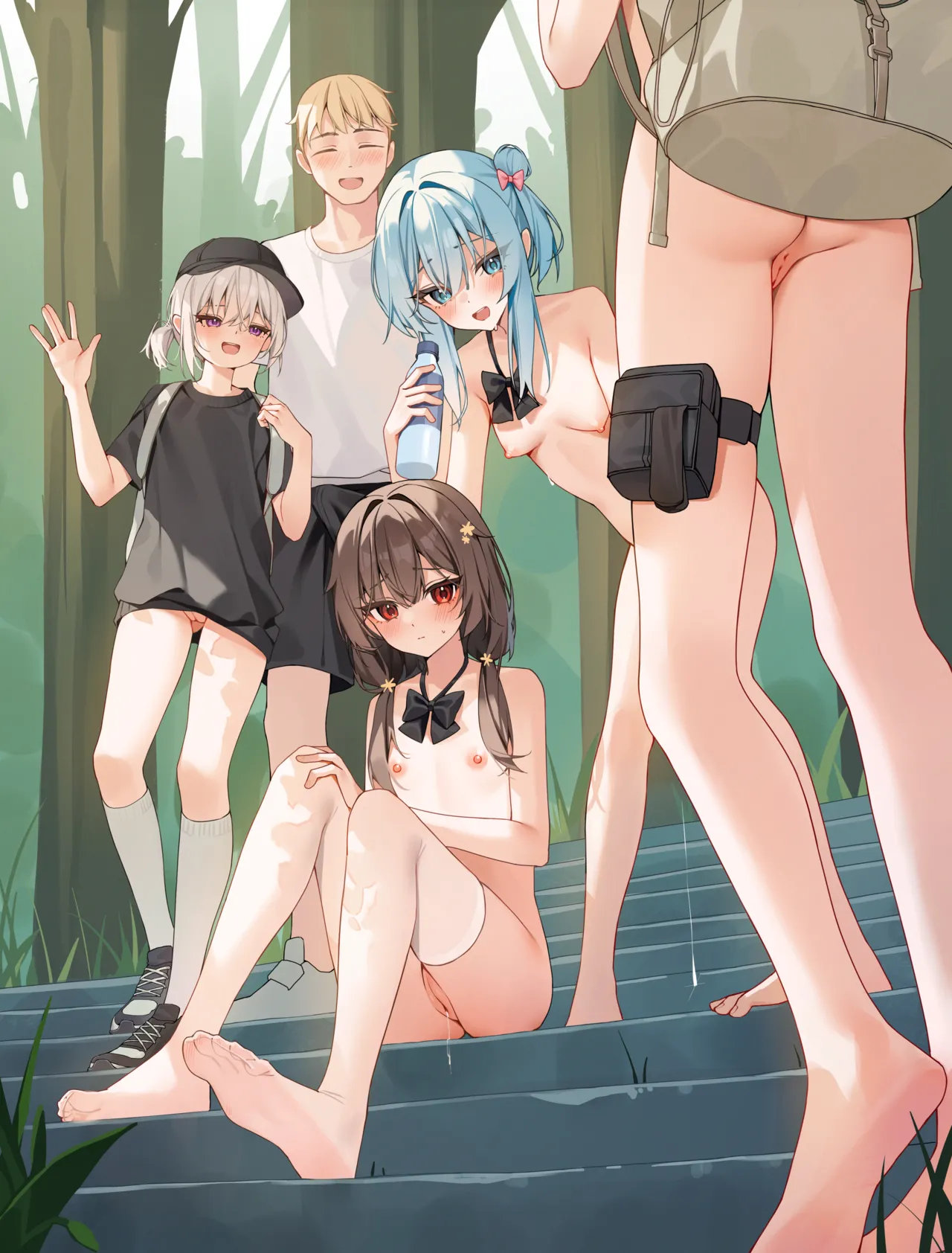 [Saki Rinku] Kyou Kara Zenra Toukou 1 | В нашей школе ввели режим обнажённого обучения 1 [Russian] [34th squad] [Digital] image number 66