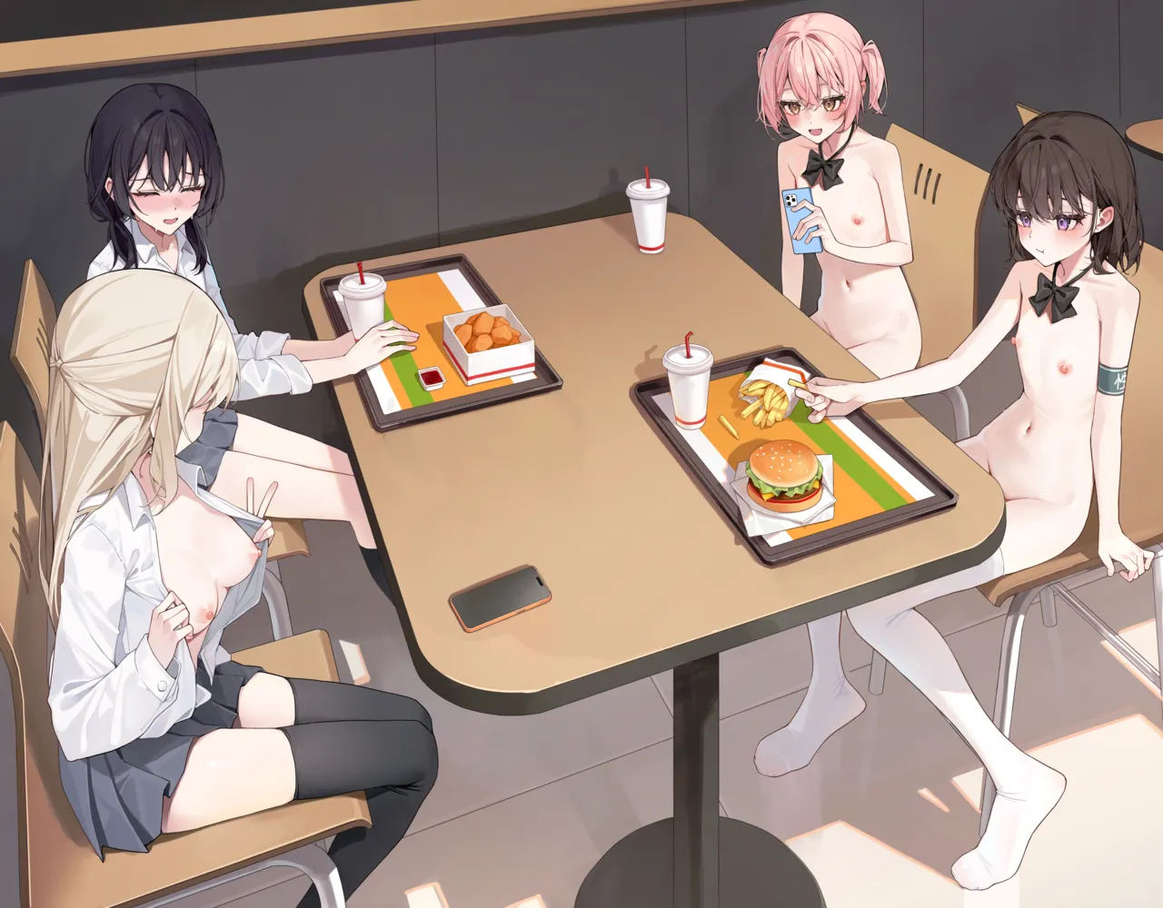 [Saki Rinku] Kyou Kara Zenra Toukou 1 | В нашей школе ввели режим обнажённого обучения 1 [Russian] [34th squad] [Digital] image number 80