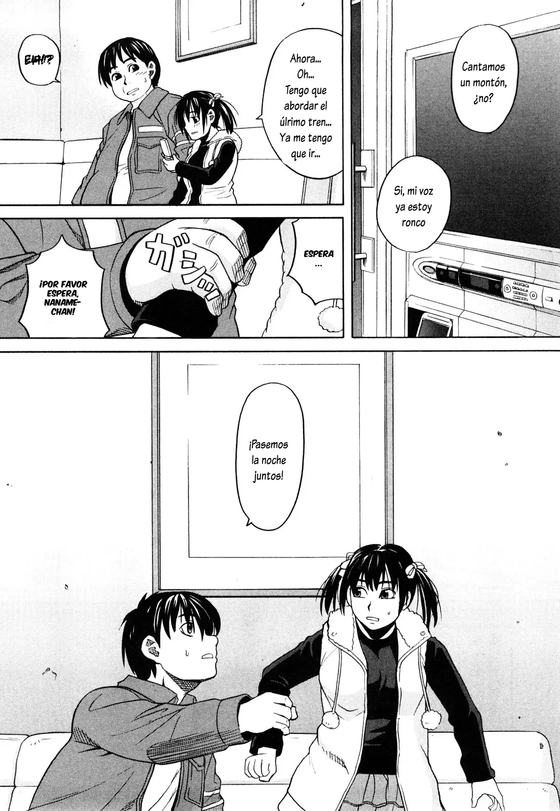 [Zukiki] Dekkai no Chicchai no | Grande y pequeña  (Happy Girl) [Spanish] [Lovely Diablesse Scan] изображение № 8