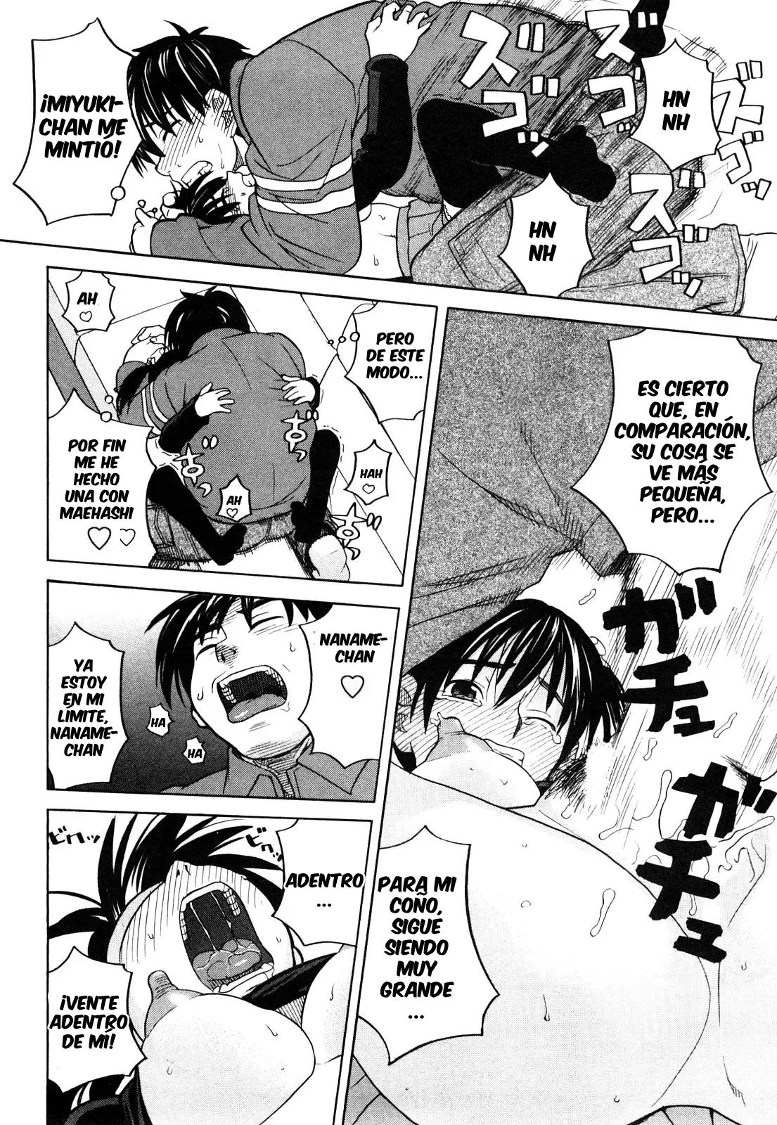 [Zukiki] Dekkai no Chicchai no | Grande y pequeña  (Happy Girl) [Spanish] [Lovely Diablesse Scan] изображение № 17