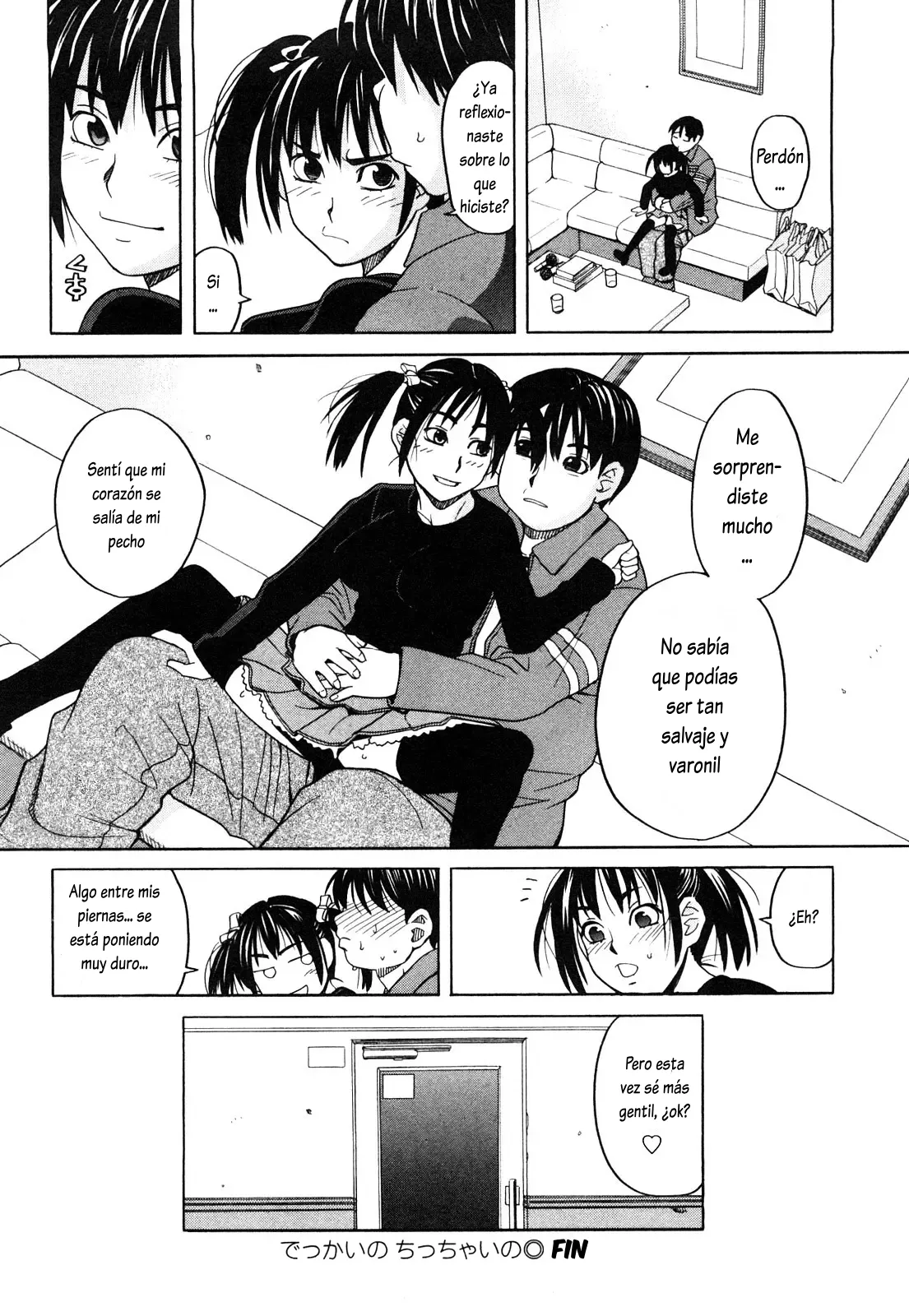 [Zukiki] Dekkai no Chicchai no | Grande y pequeña  (Happy Girl) [Spanish] [Lovely Diablesse Scan] изображение № 19