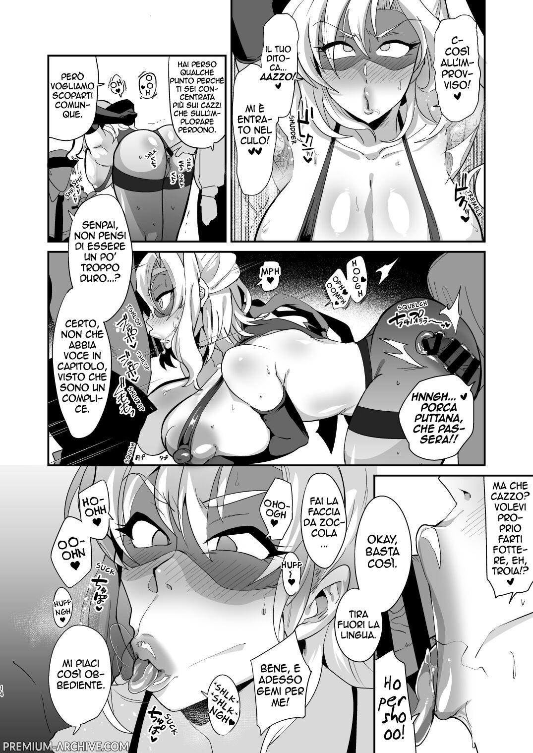 [Muchuu Yakou (Kuromori Yaga)] Ponkotsu Oho Goe Kaitou no Karei naru Ingi | Le Straordinarie Tecniche Sessuali di una Ladra Fantasmma Imbranata che Geme come una Porca [Italian] image number 13