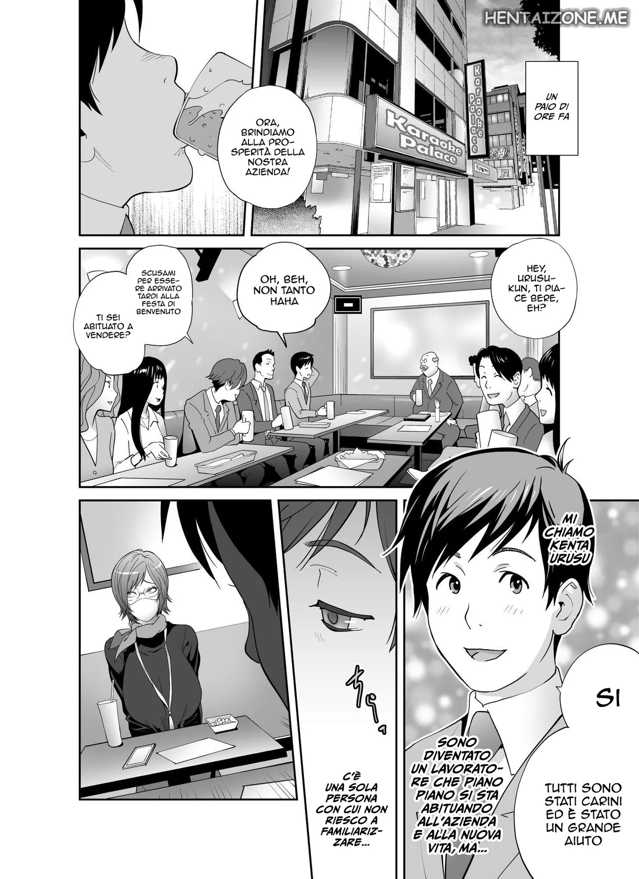 [Kotoyoshi Waiaado (Kotoyoshi Yumisuke)] Keiri no Sanpakugan Kyonyuu Kurosuu-san no Sugao wa Dare mo Shiranai | La Germofobica [Italian] 3eme image