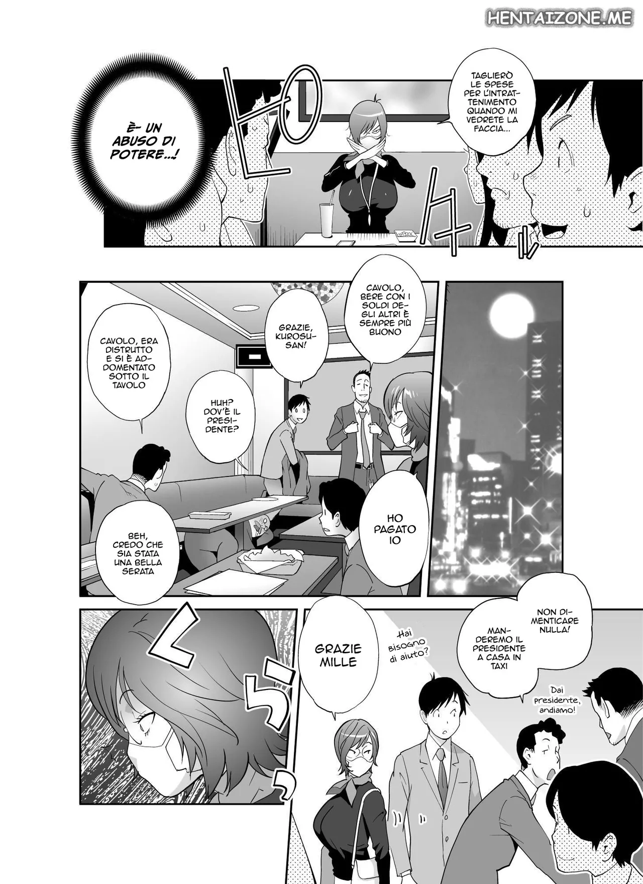 [Kotoyoshi Waiaado (Kotoyoshi Yumisuke)] Keiri no Sanpakugan Kyonyuu Kurosuu-san no Sugao wa Dare mo Shiranai | La Germofobica [Italian] 7eme image