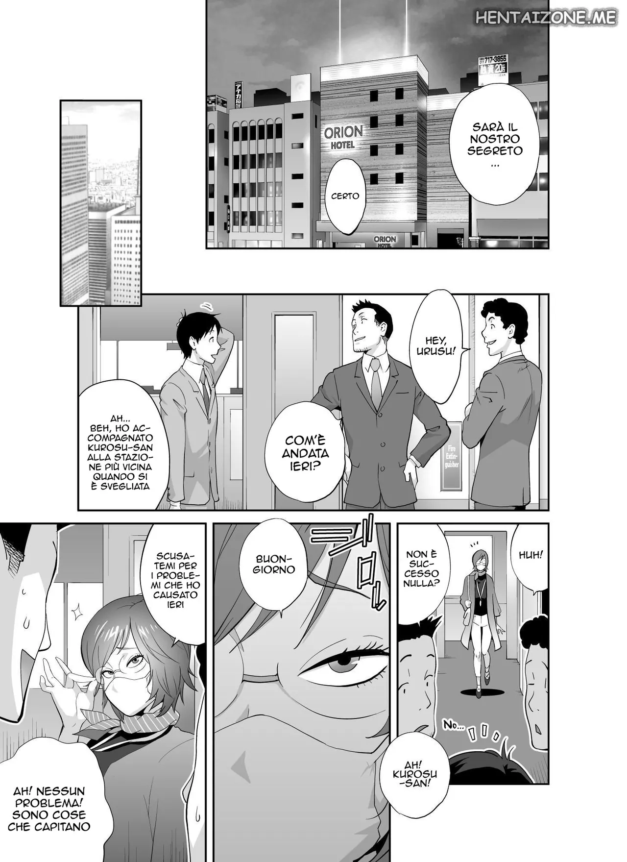 [Kotoyoshi Waiaado (Kotoyoshi Yumisuke)] Keiri no Sanpakugan Kyonyuu Kurosuu-san no Sugao wa Dare mo Shiranai | La Germofobica [Italian] 36eme image