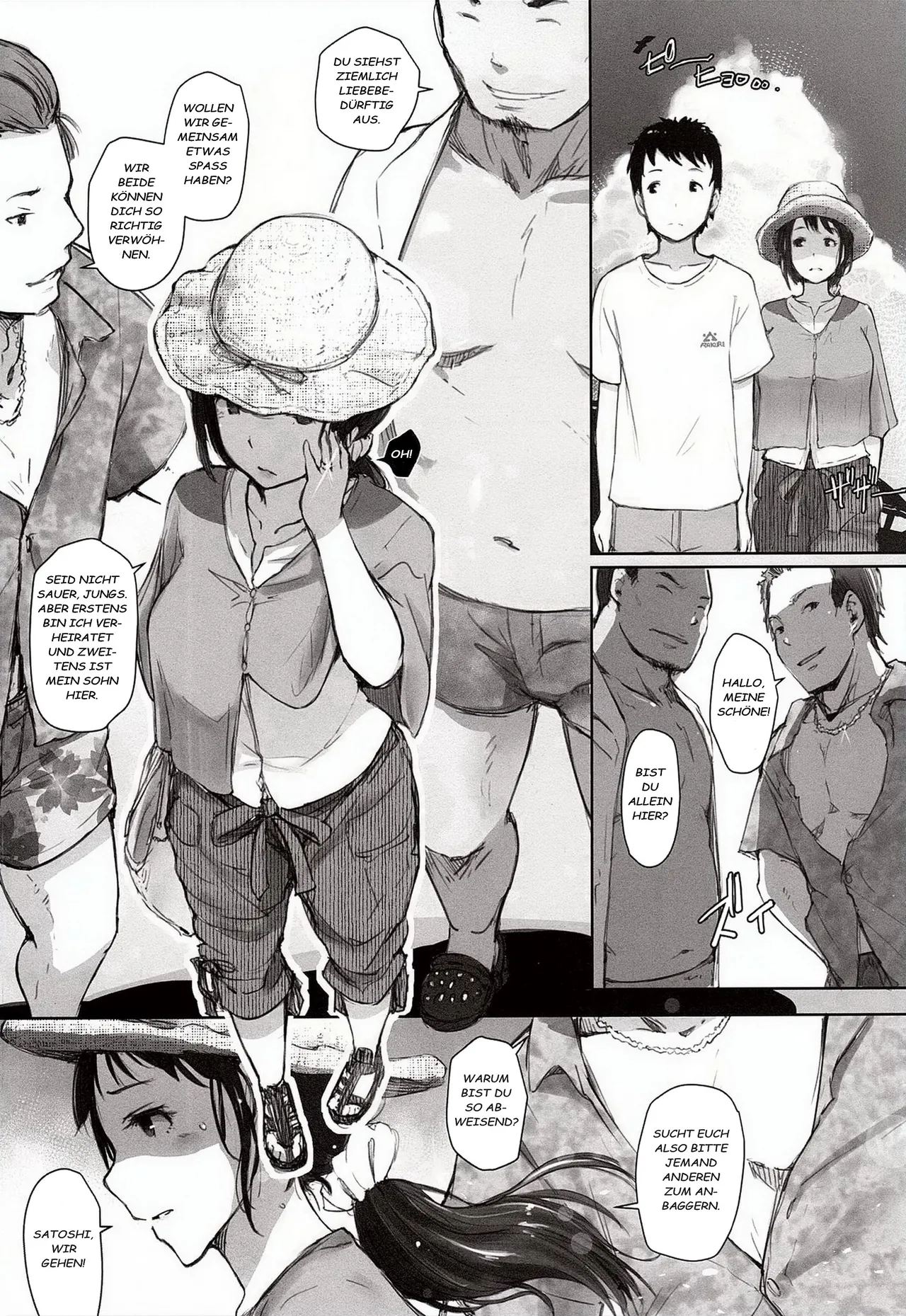 (C94) [Arakureta Monotachi (Arakure)] Hitozuma Nanpa NTR Kaisui Yokujou [German] 图片编号 3