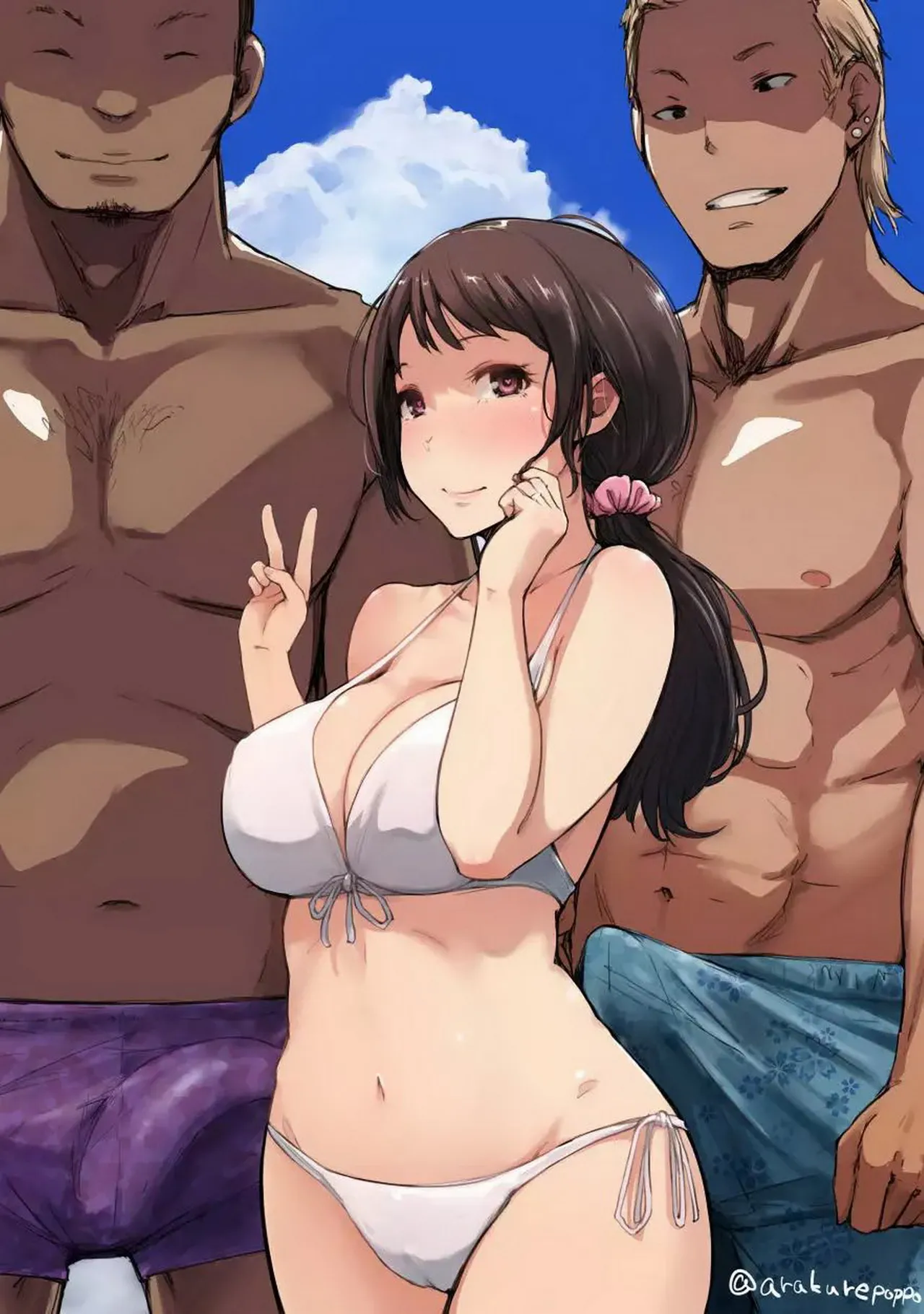 (C94) [Arakureta Monotachi (Arakure)] Hitozuma Nanpa NTR Kaisui Yokujou [German] 图片编号 34