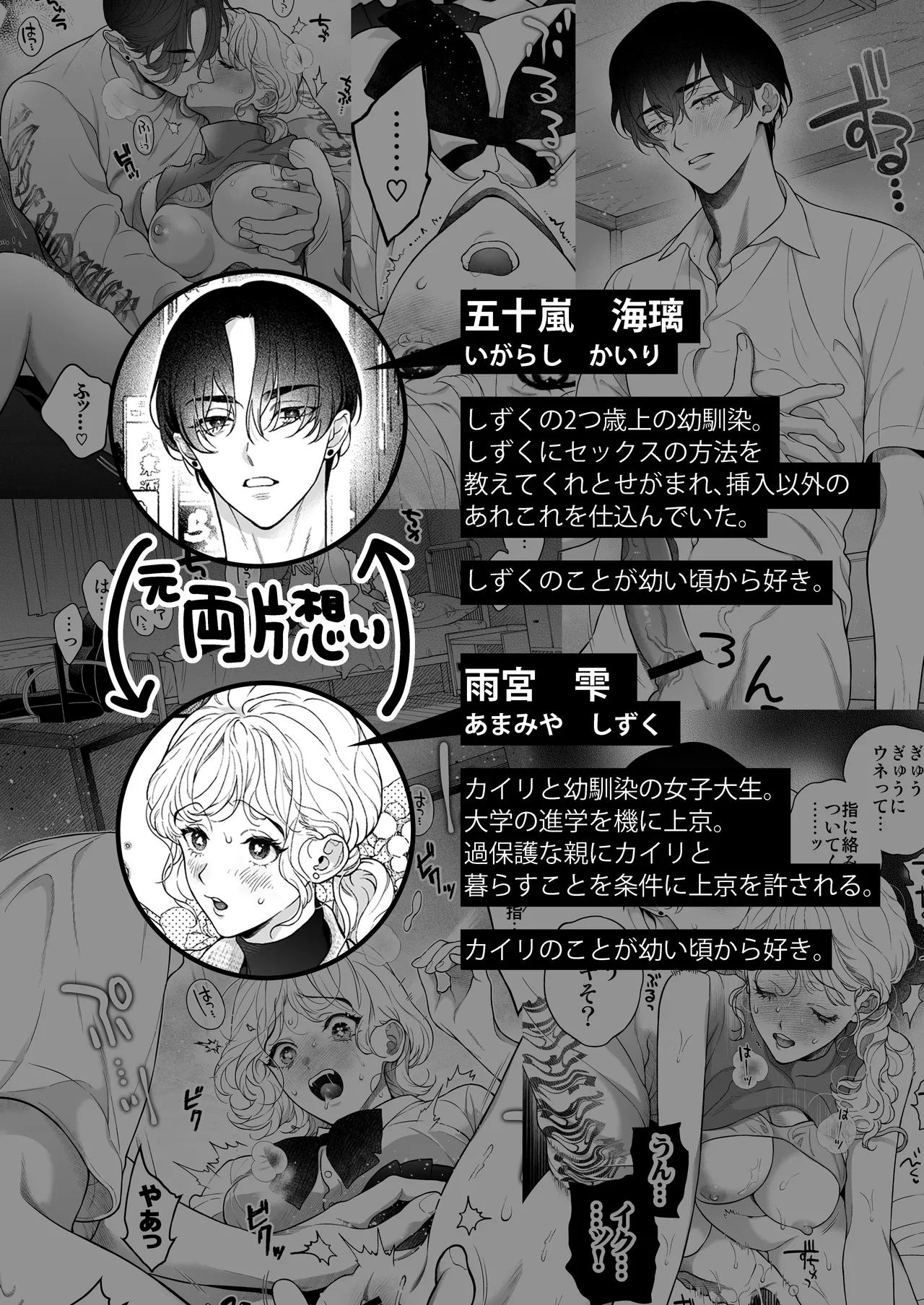 [Eden no Ringo (Nakajou Akira)] Hitotsu Yane no Shita, Osananajimi wa Fushidara ni. -Amatoro Dousei Sex Hen- [Digital] изображение № 3