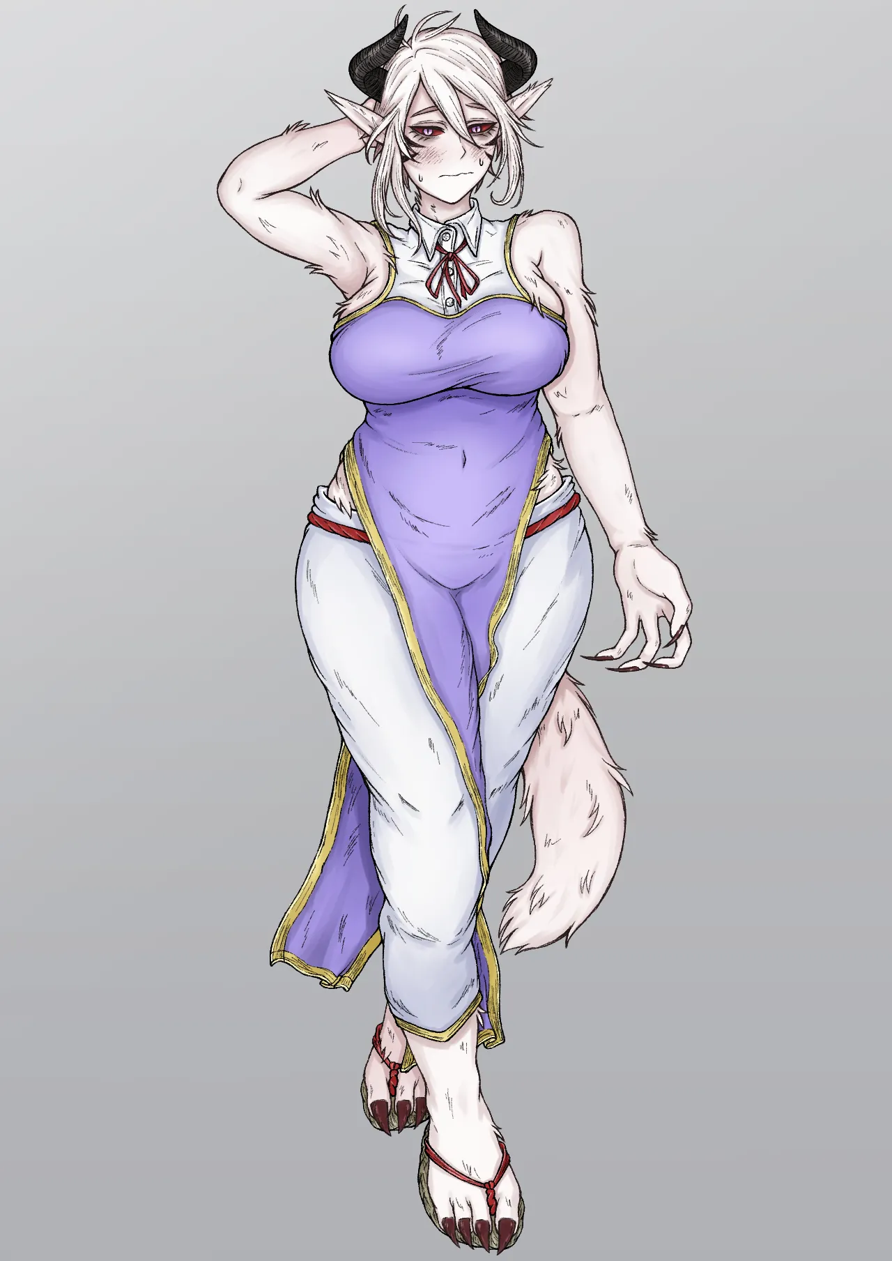 [Rui no Anagura Koubou (RuiManabu)] 異世界で全身モフモフ魔族のお姉さんとパーティを組んでおま〇こして貰う話 Bildnummer 3