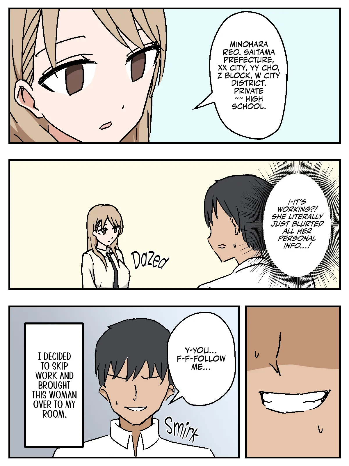 [Makamacan Honpo] Onna o Seishori Onaho-ka ~Saimin Cheat Switch~ | Making a Woman Into a Fucktoy [English] [Omega Scans] numero di immagine  9