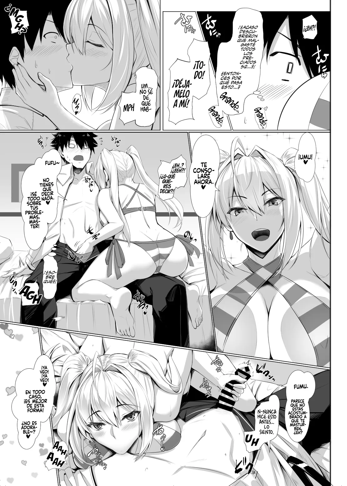 [Kuroshiro Desire (Akitsuki Karasu)] Bebe Nero (Fate/Grand Order) [Spanish] [Rakuen Translations] [Digital] Bildnummer 4