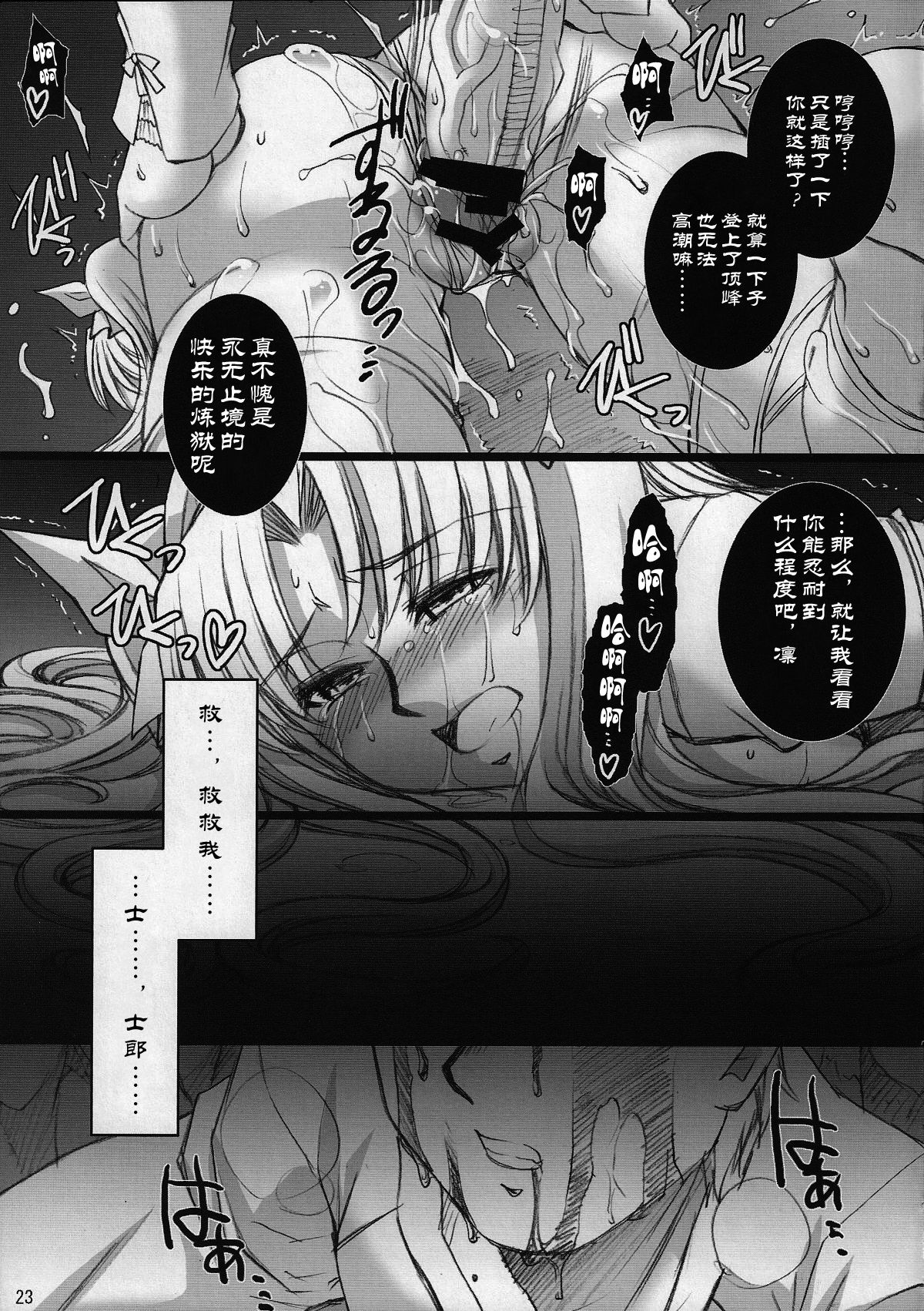 (COMIC1☆2) [H.B (B-RIVER)] Red Degeneration -DAY/3- (Fate/stay night) [Chinese] [不咕鸟汉化组] numero di immagine  22