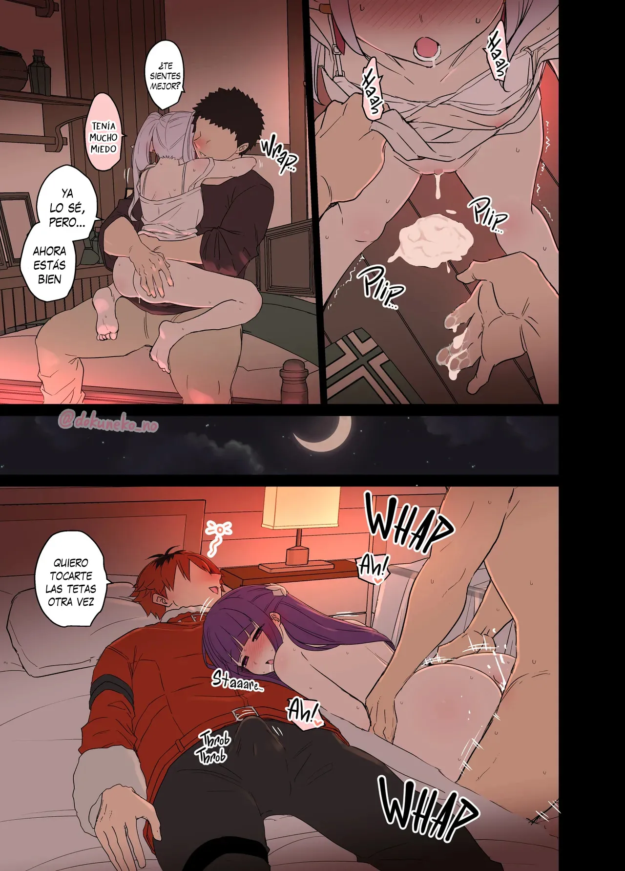 [Dokuneko Noil] Frieren ni Warui Koto o Suru Hanashi - Frieren Tiene una Mala Noche (Sousou no Frieren) [Español] [Traducciones necesarias] [Sin Censura] 画像番号 21