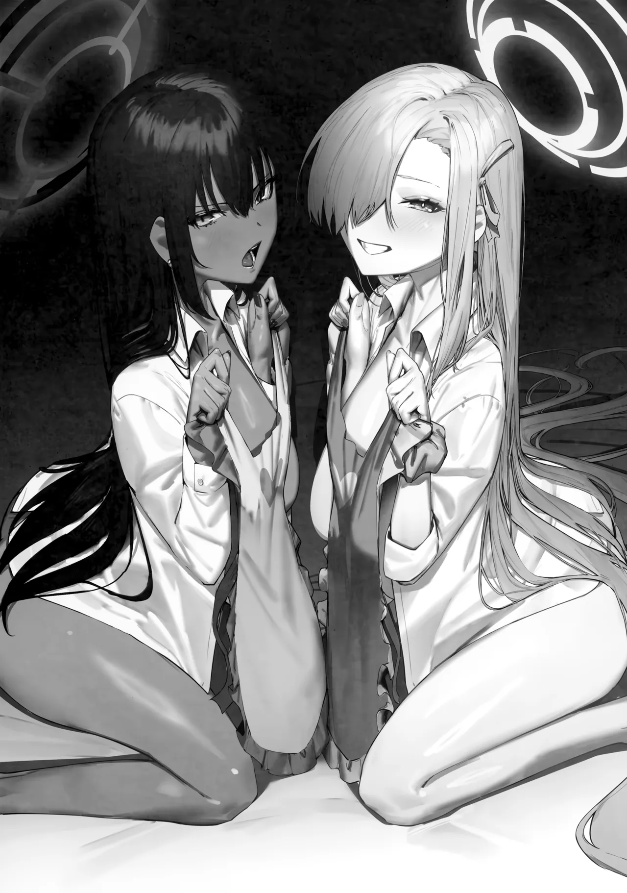 (C103) [Shikisoku Zeku (Shiki)] "Oyome-san" nii Shite Kure! | Make Me Your Bride, Too! Please! (Blue Archive) [English] [head empty + Black Grimoires] [Decensored] 이미지 번호 33